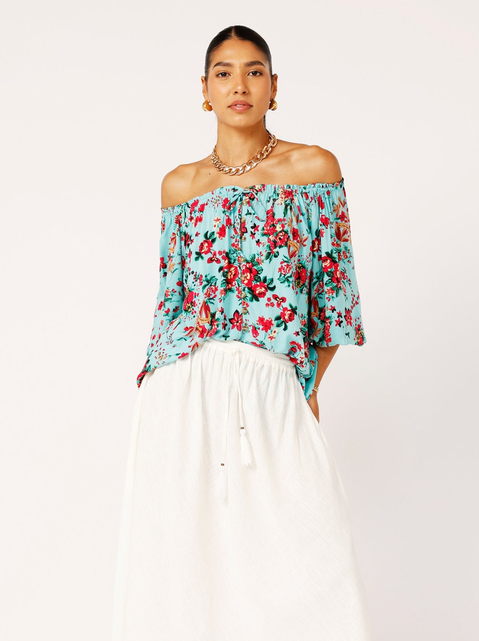Paris Night Top | Antique Rose - Saffron Road