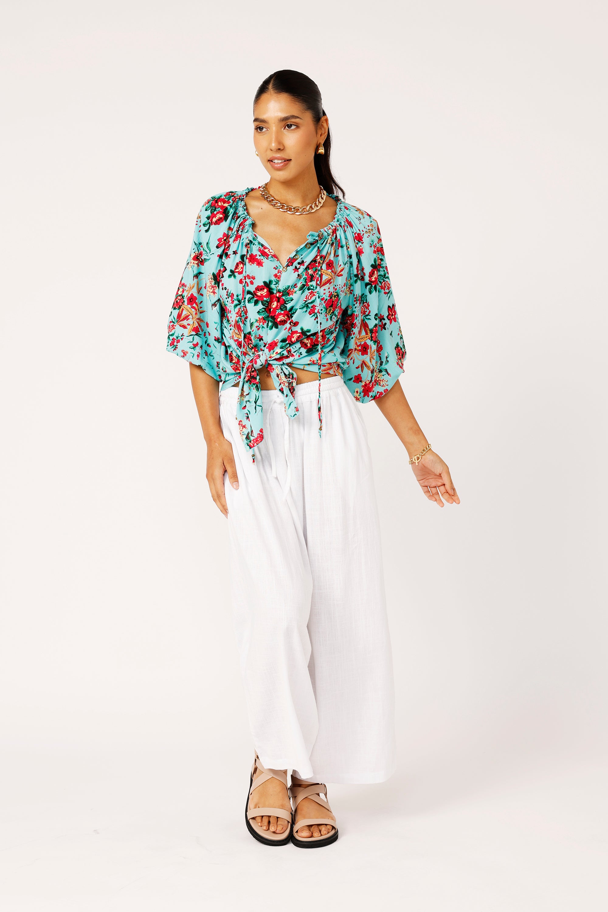 Paris Night Top | Antique Rose - Saffron Road