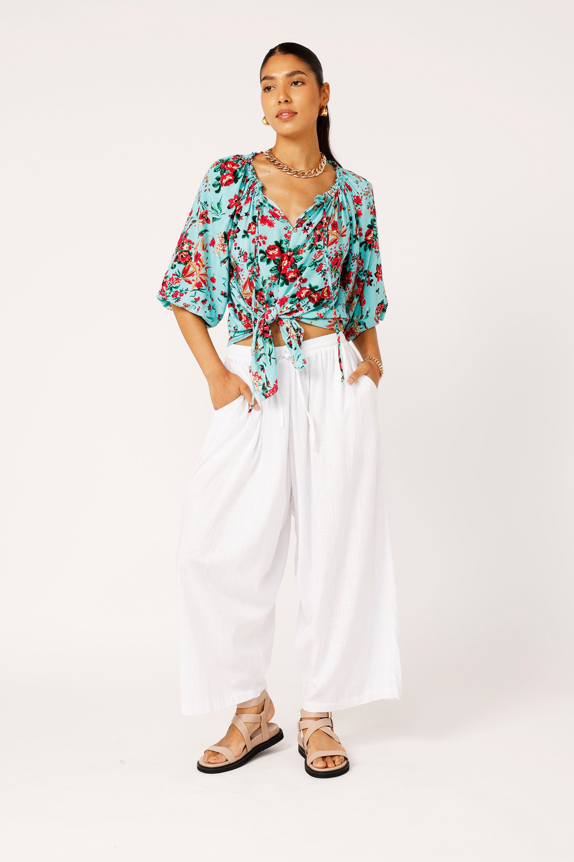 Paris Night Top | Antique Rose - Saffron Road