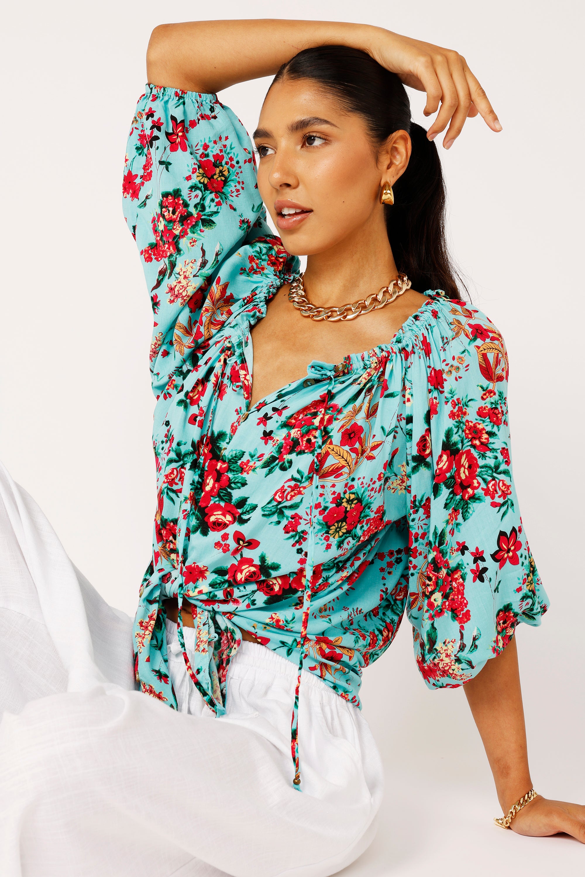 Paris Night Top | Antique Rose - Saffron Road