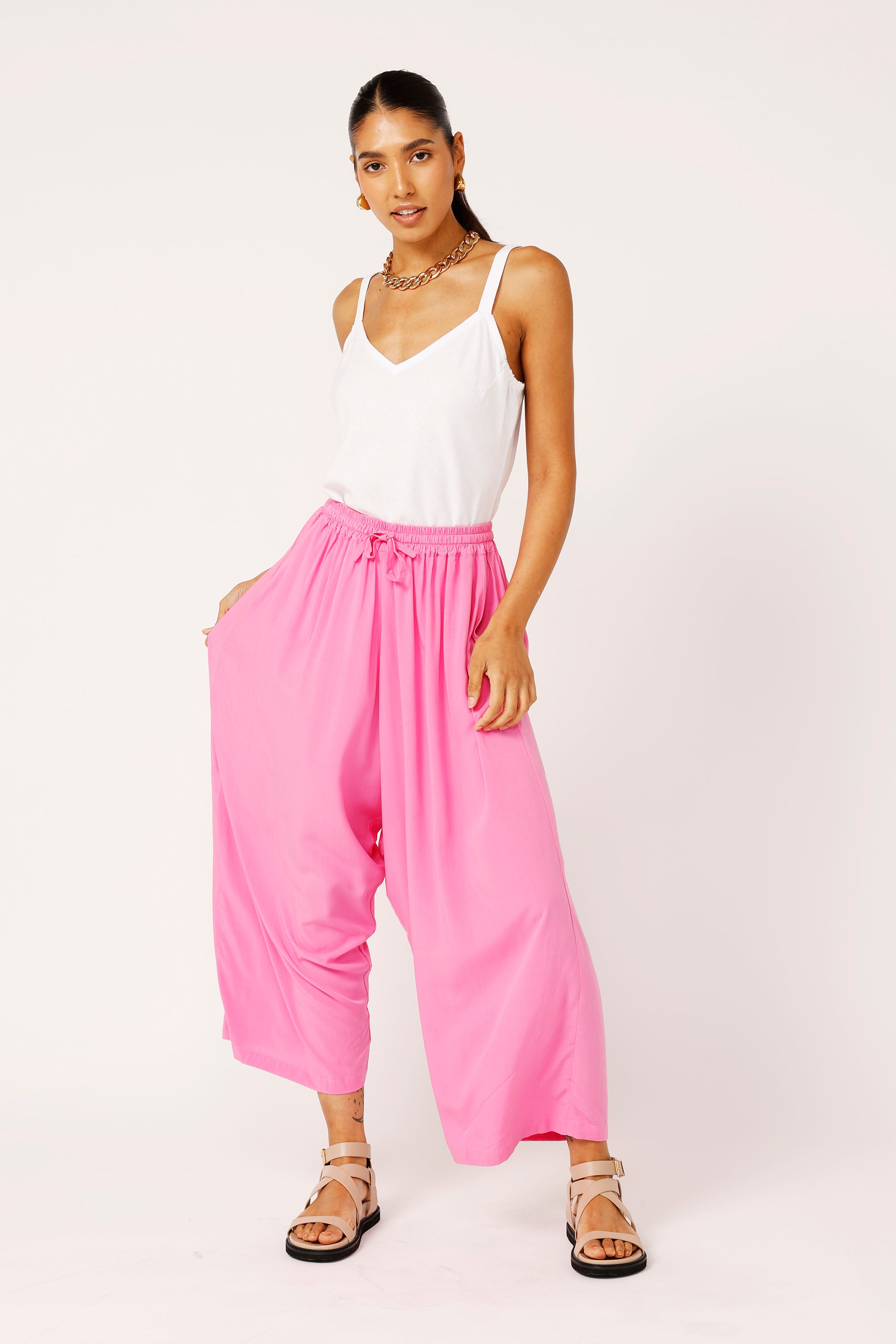 Nirvana Pant | Pink Flamingo - Saffron Road