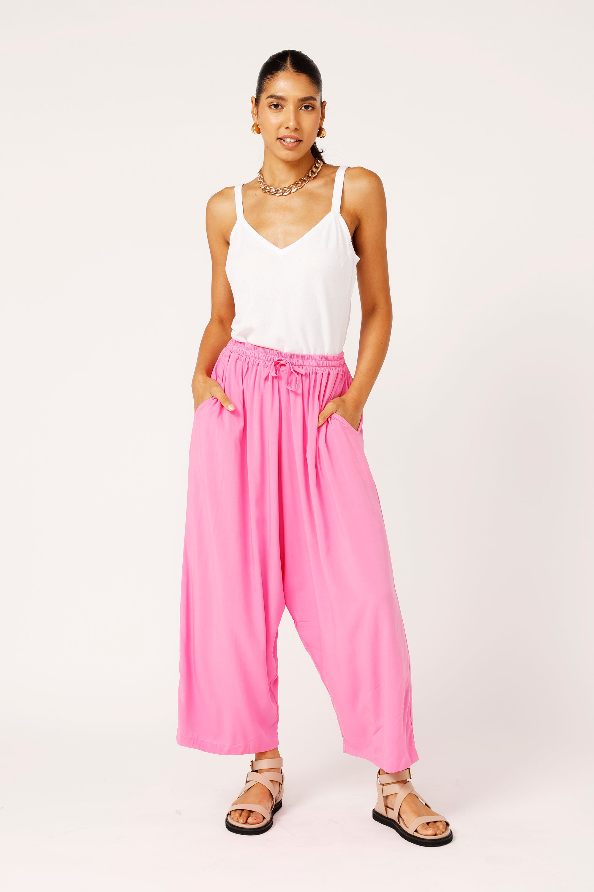 Nirvana Pant | Pink Flamingo - Saffron Road