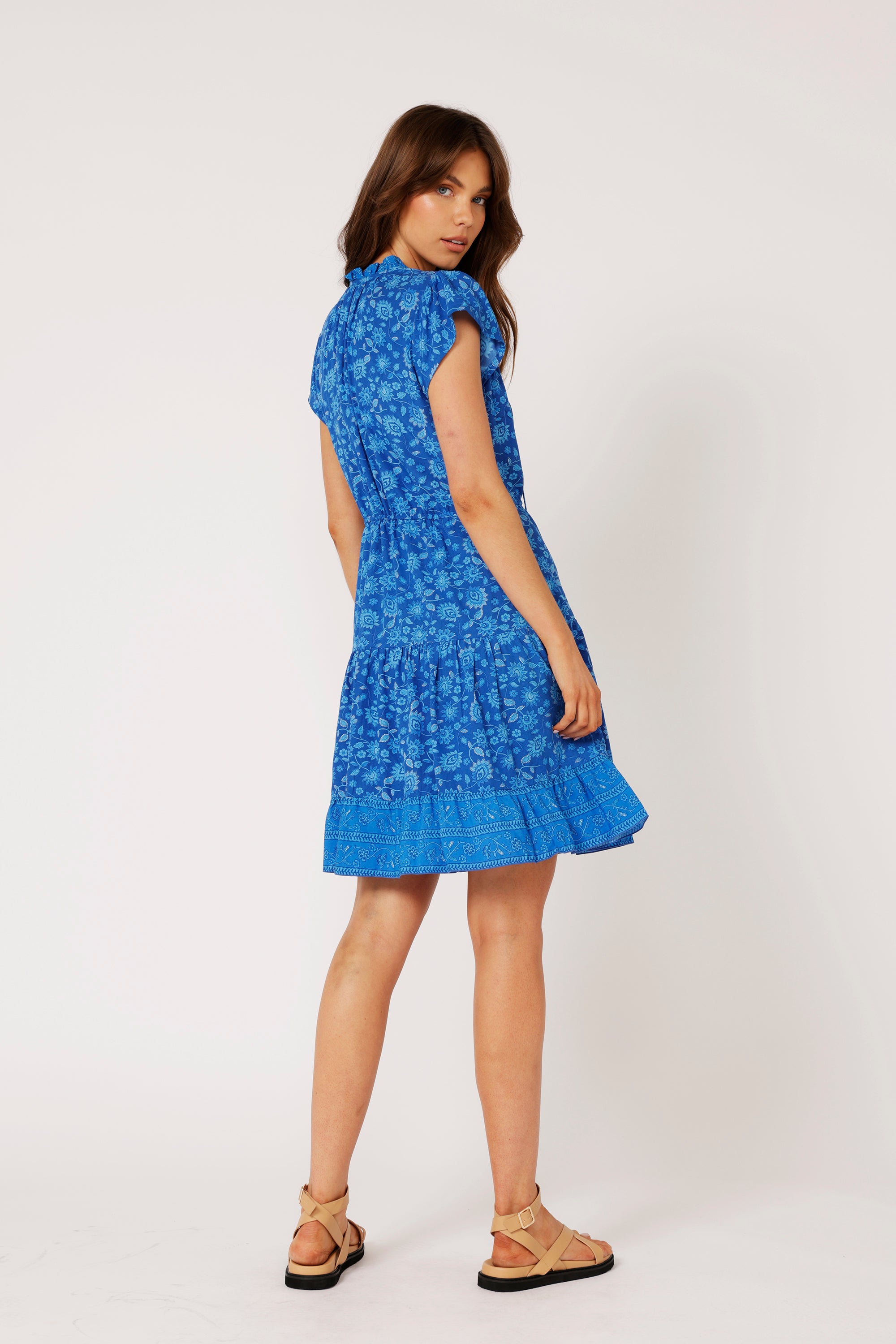 Freddie Dress | Blue Hawaii - Saffron Road