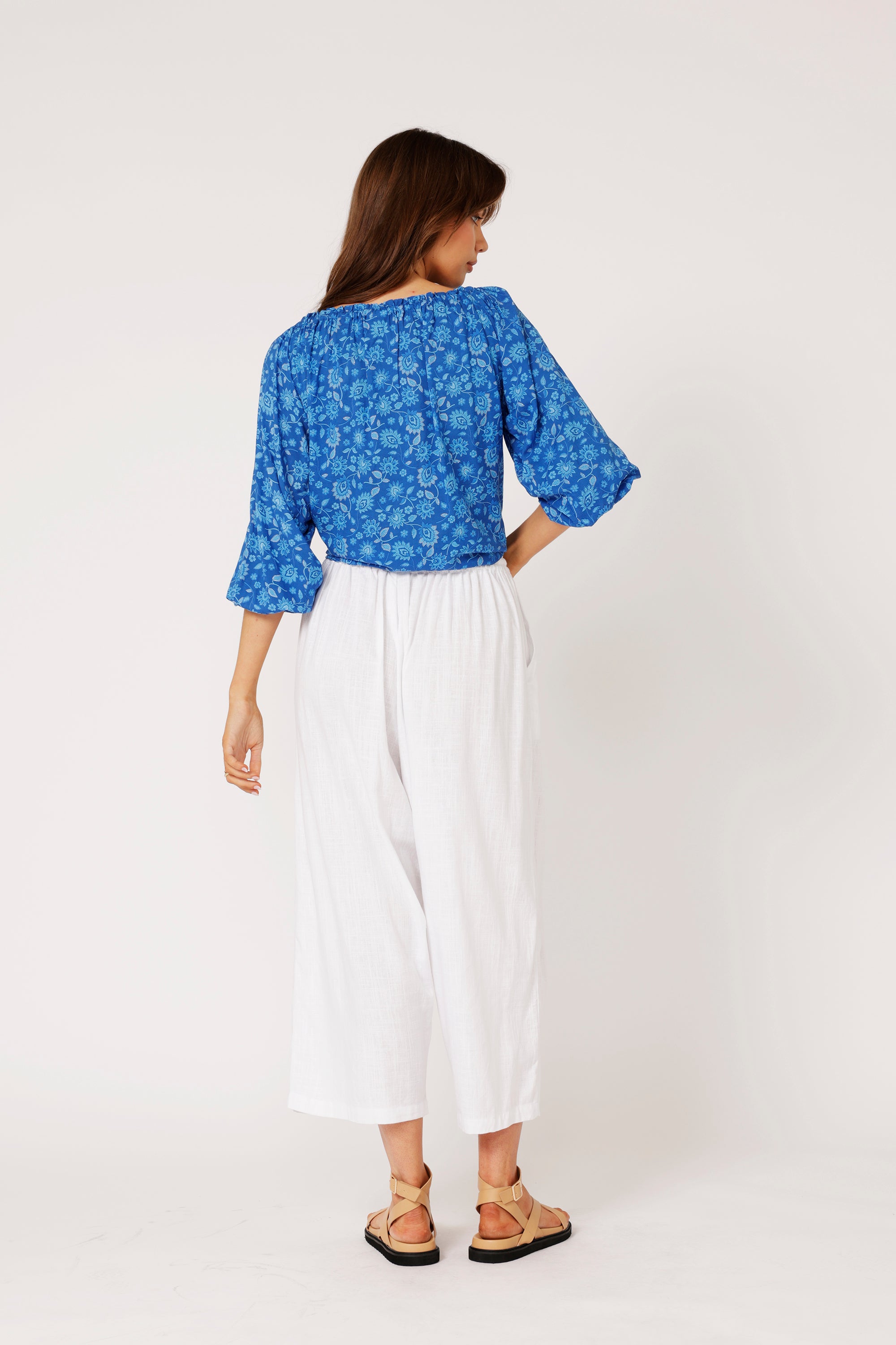 Paris Night Top | Blue Hawaii - Saffron Road