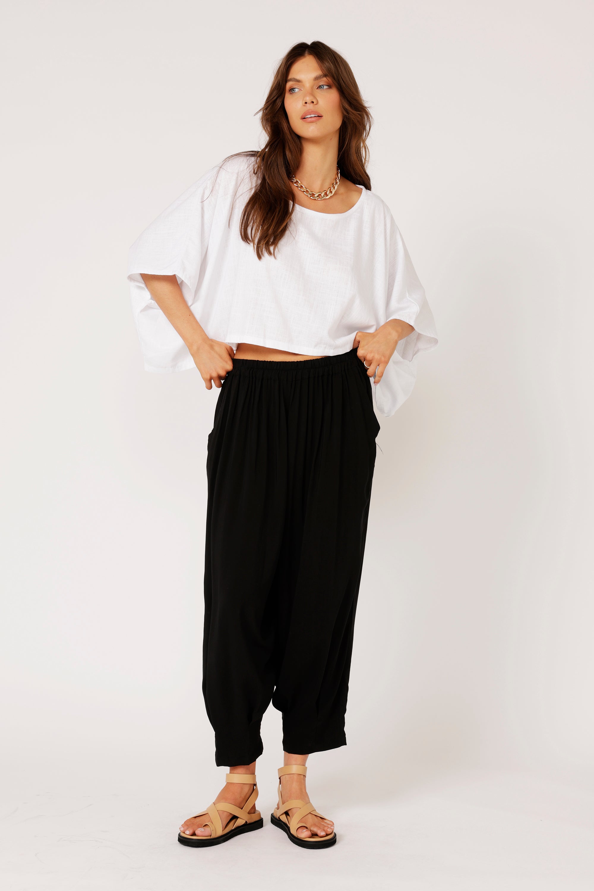 Paradise Pant | Black - Saffron Road