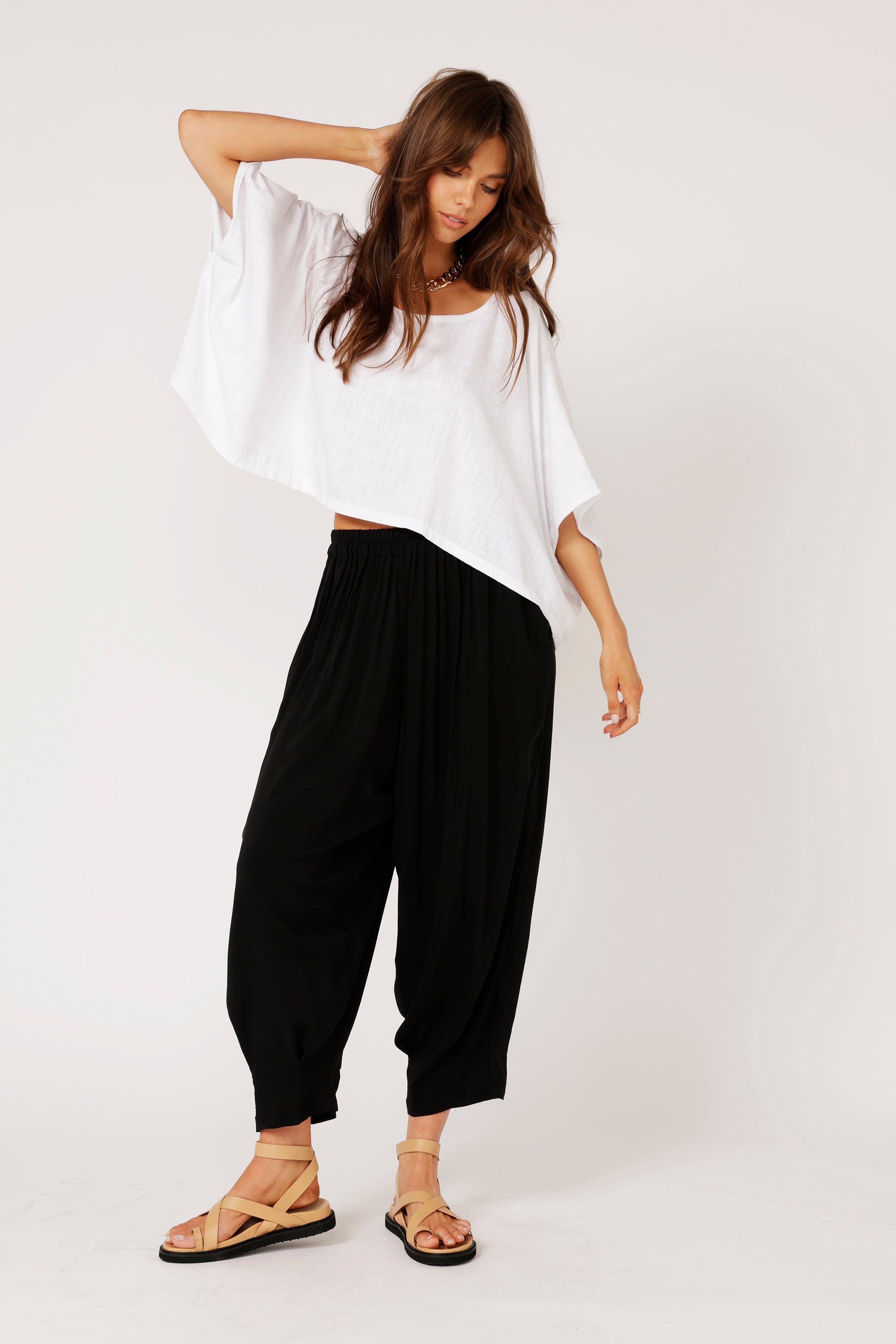 Paradise Pant | Black - Saffron Road