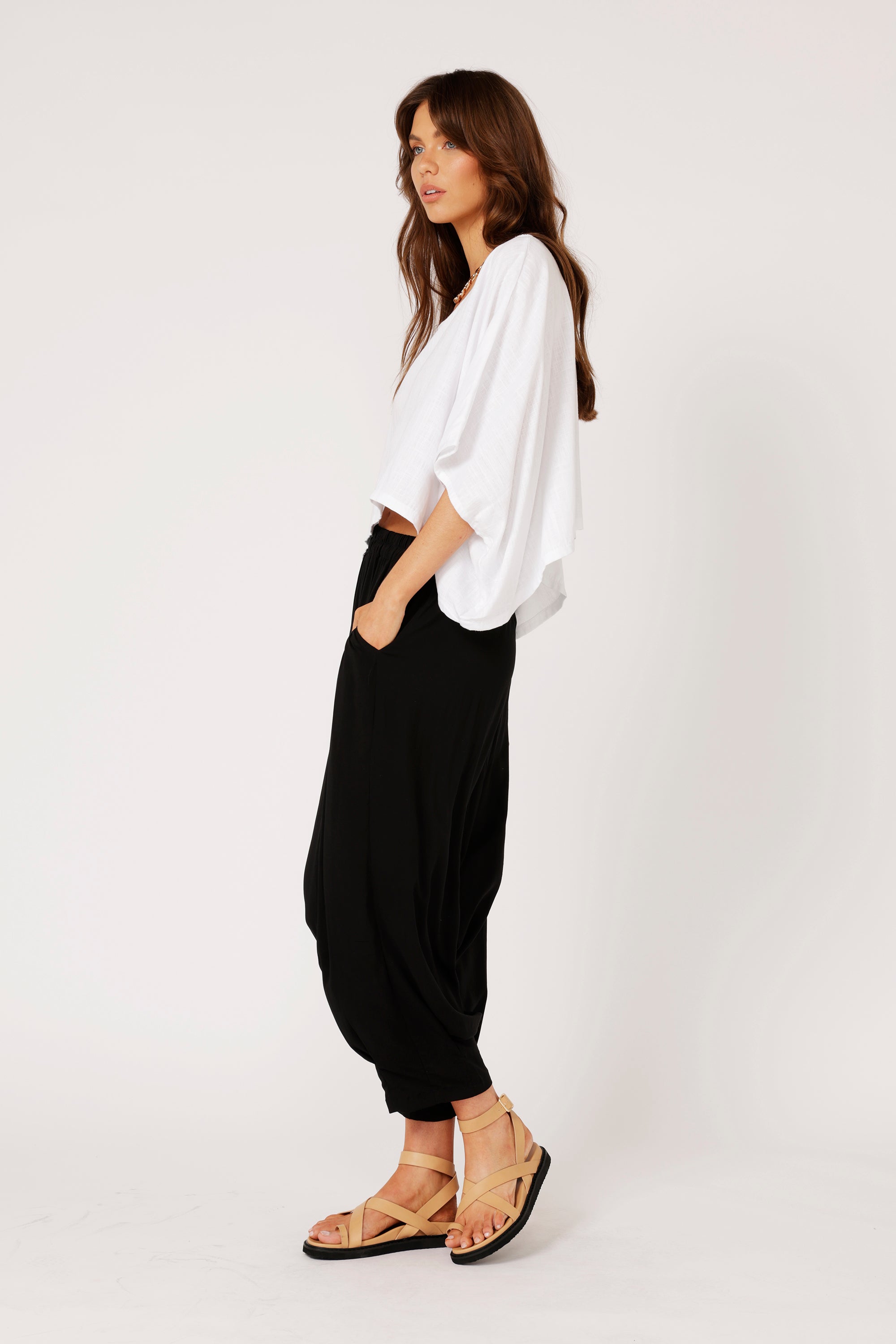 Paradise Pant | Black - Saffron Road