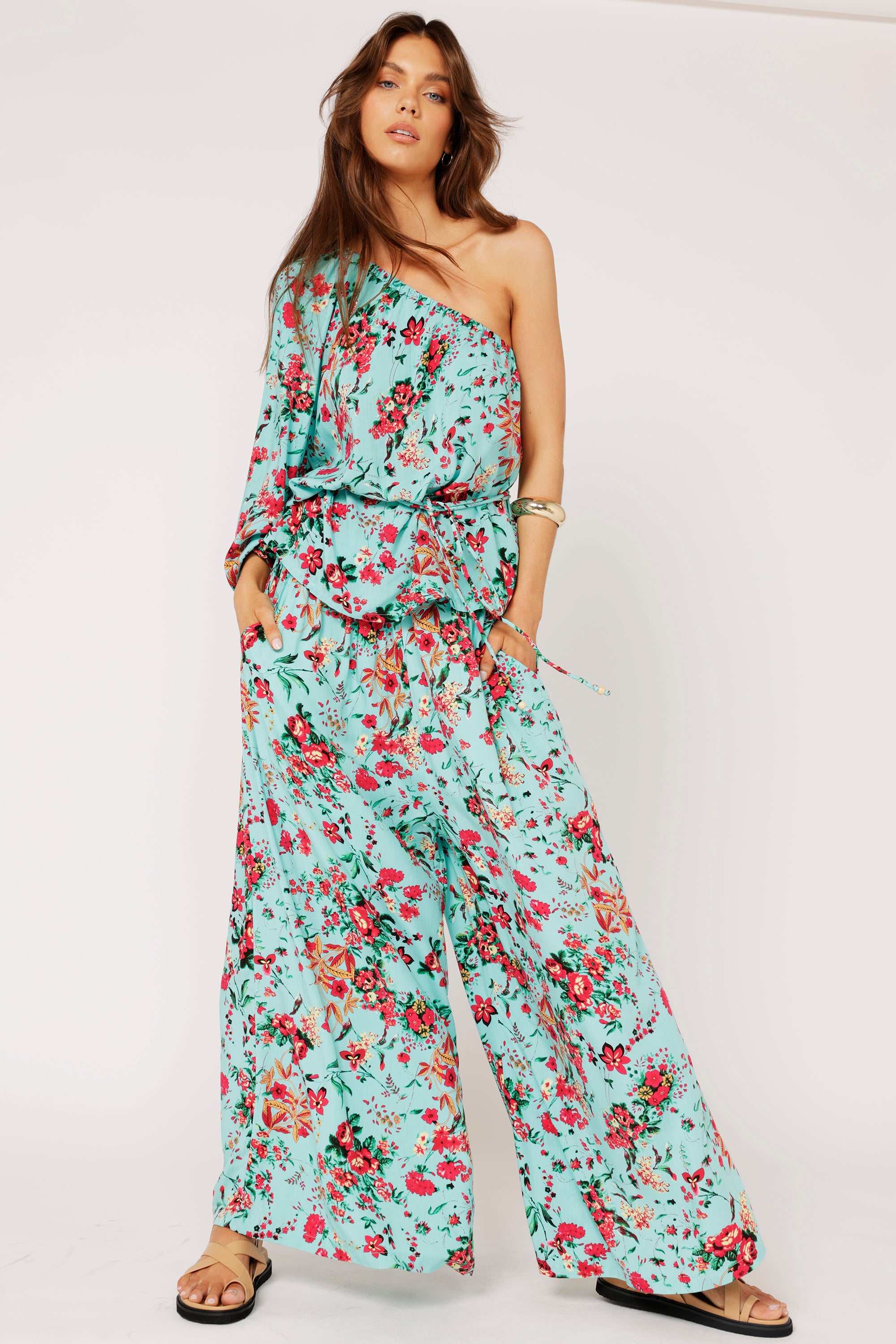 Palazzo Pant | Antique Rose - Saffron Road