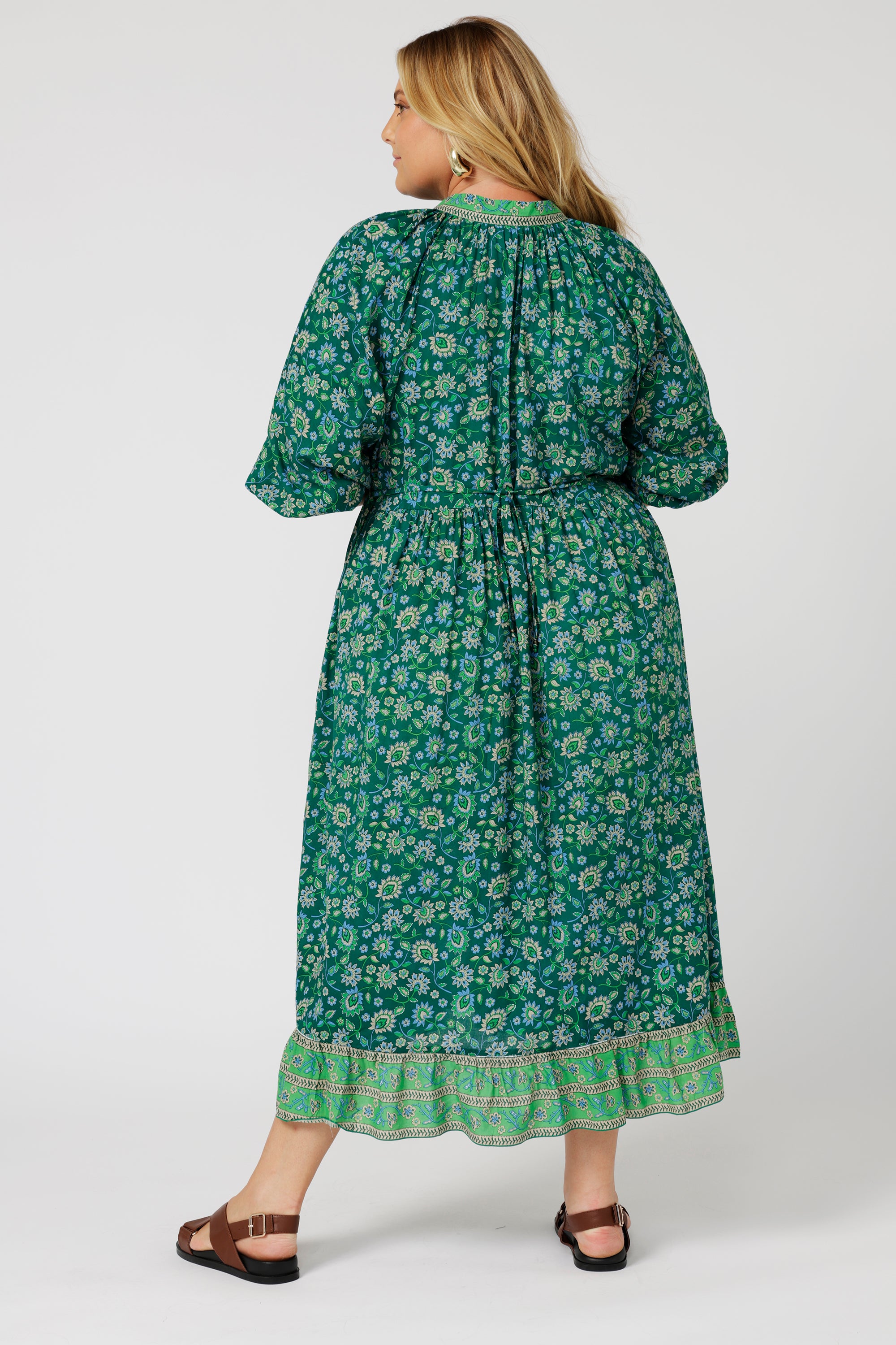 Athena Dress | Forest Flower - Saffron Road