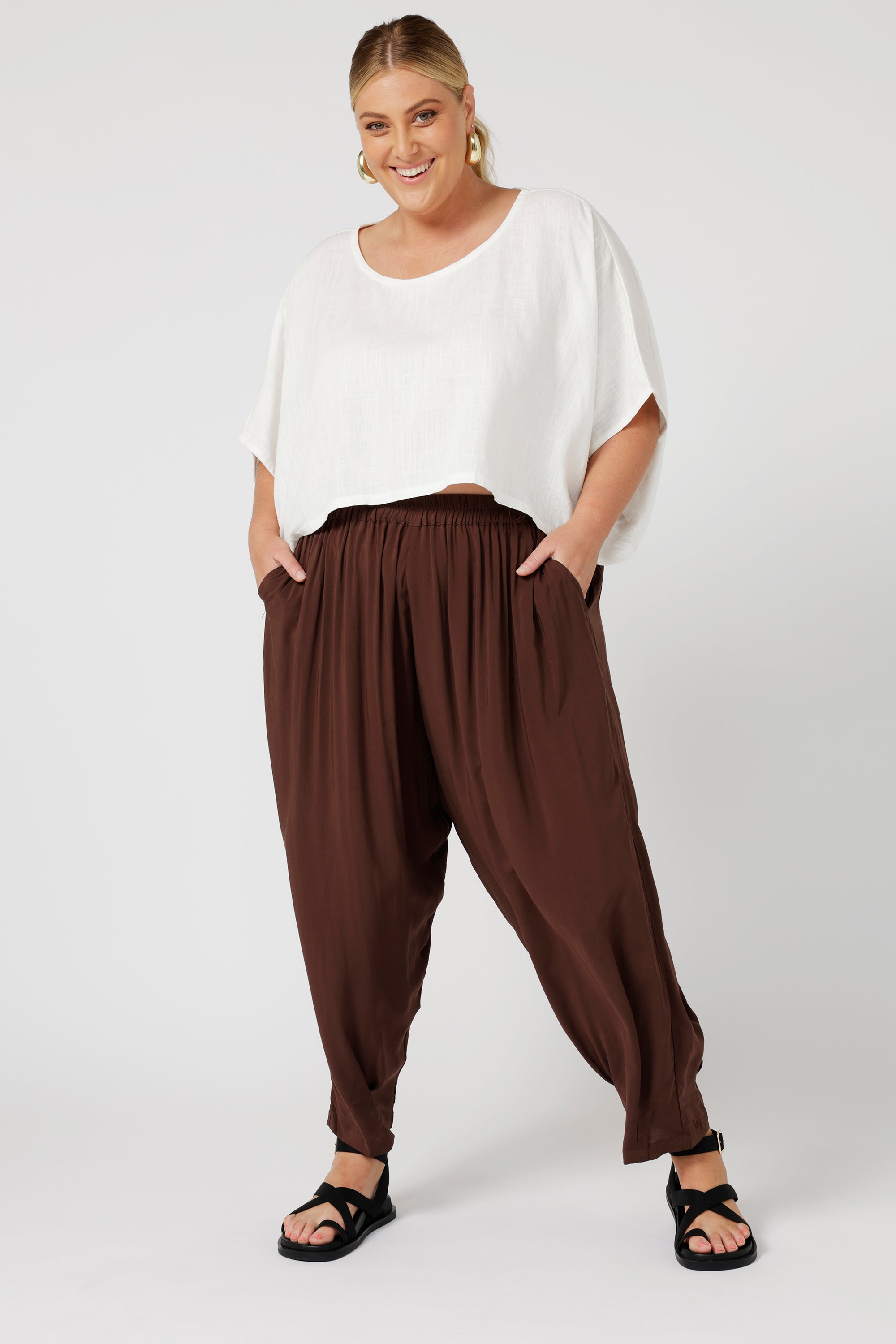 Paradise Pant | Chocolate - Saffron Road