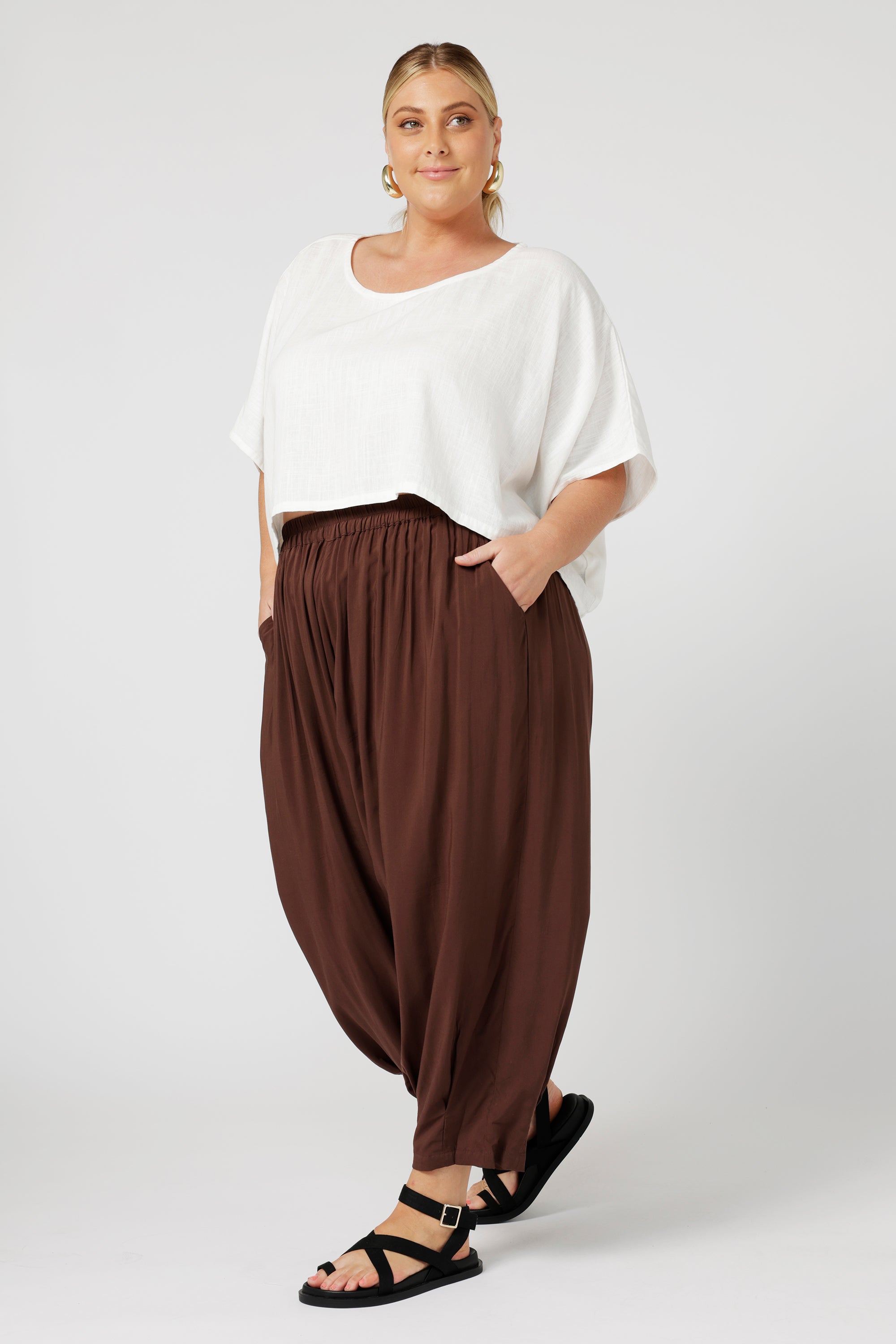 Paradise Pant | Chocolate - Saffron Road