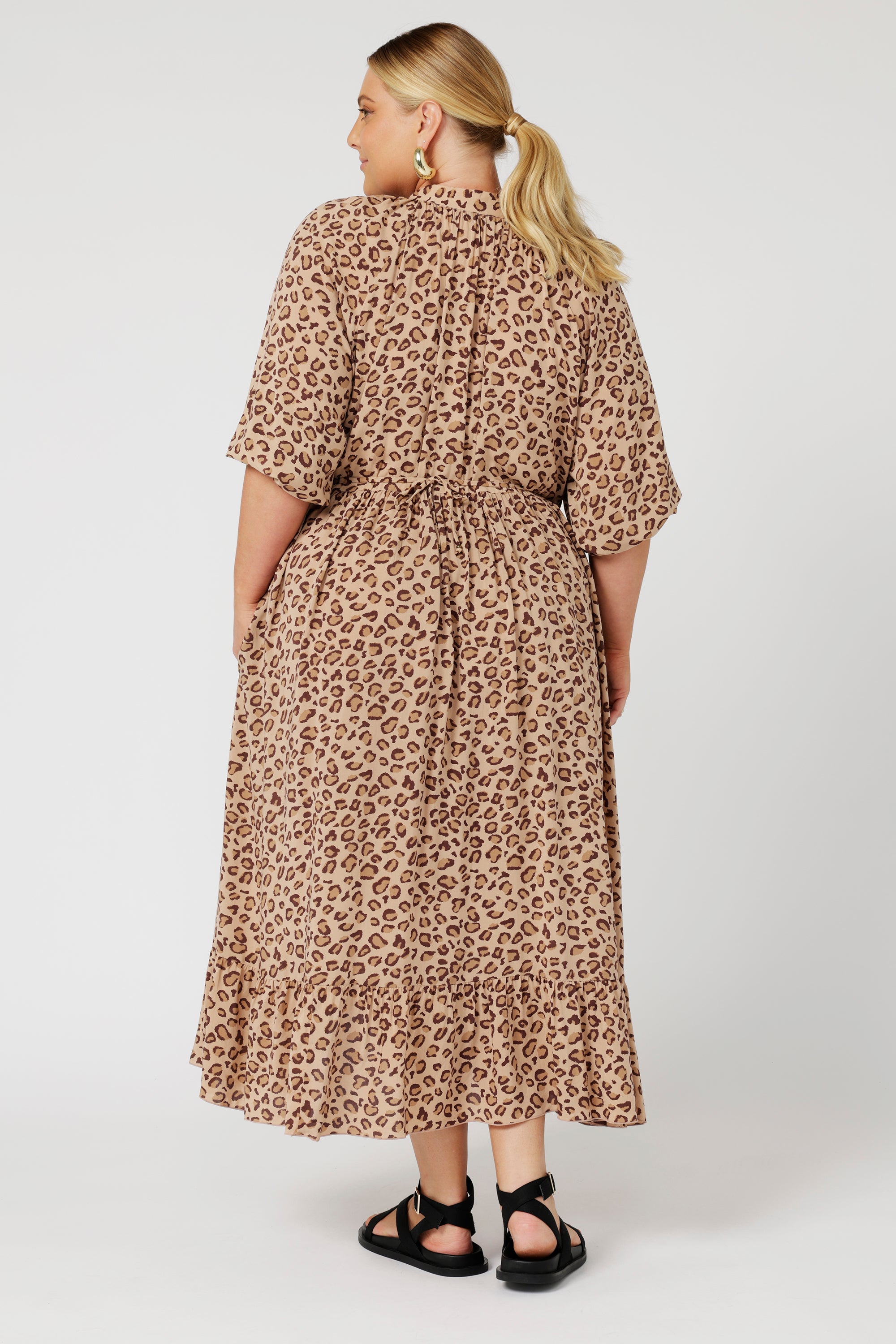 Athena Dress | Leopard - Saffron Road