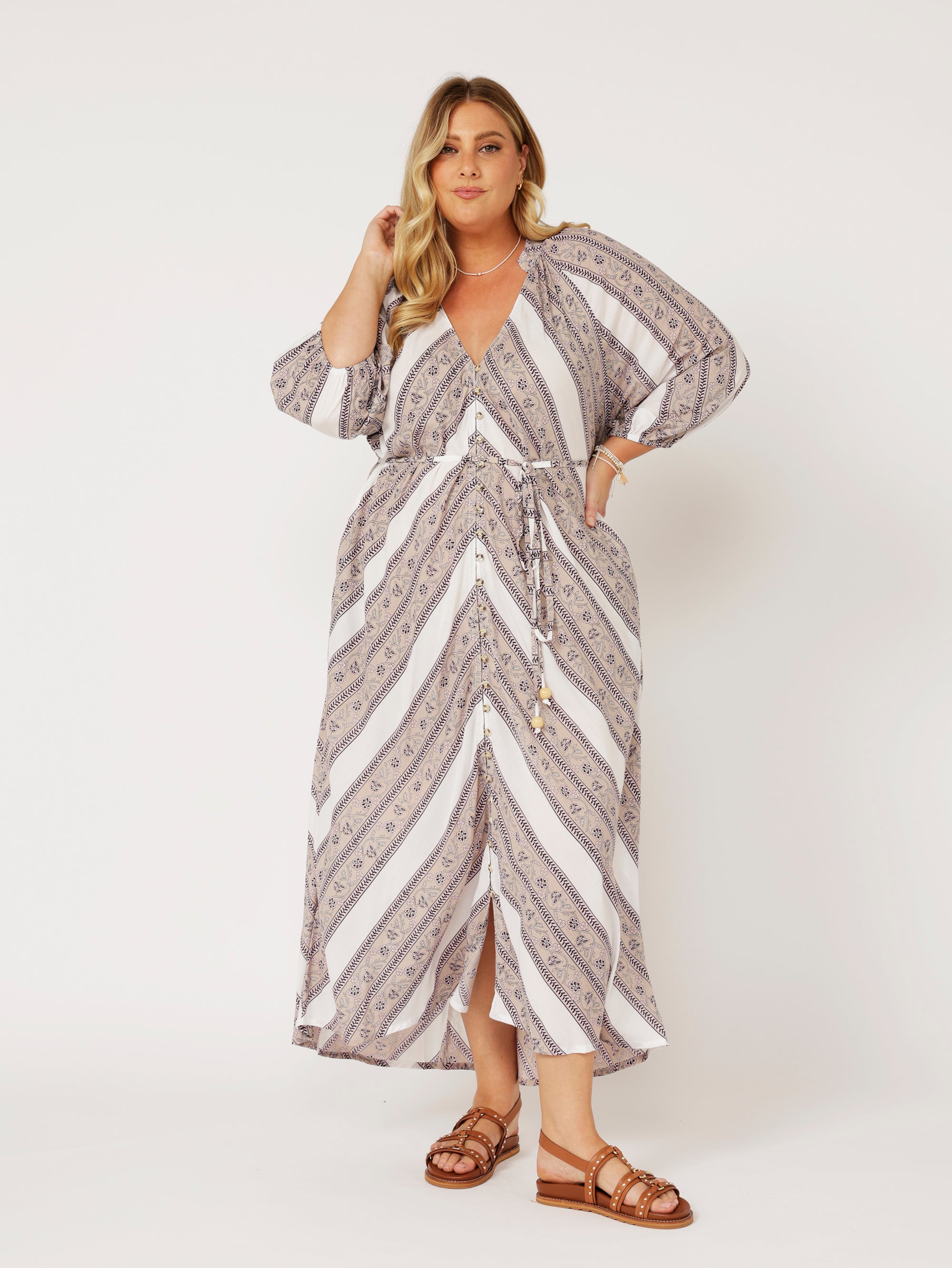 Take Me Away Dress | Violet Tapestry | Limited Edition - Saffron Road