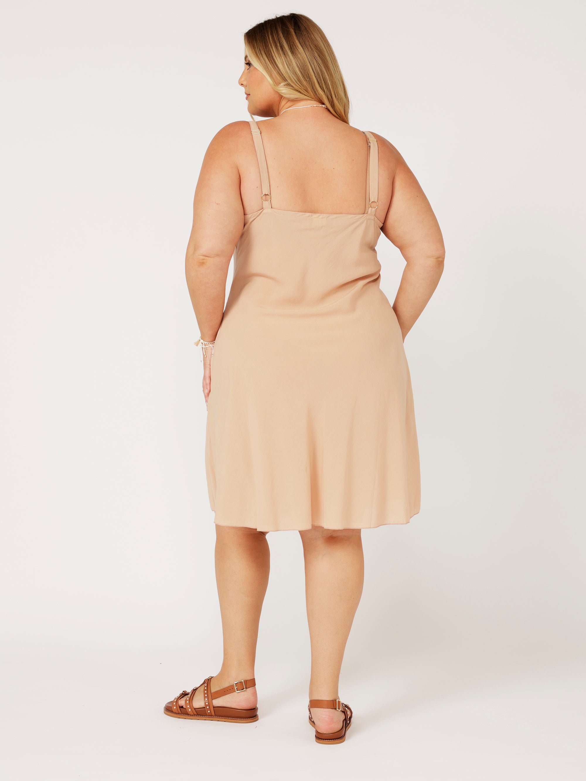 Slip Dress MINI | Nude