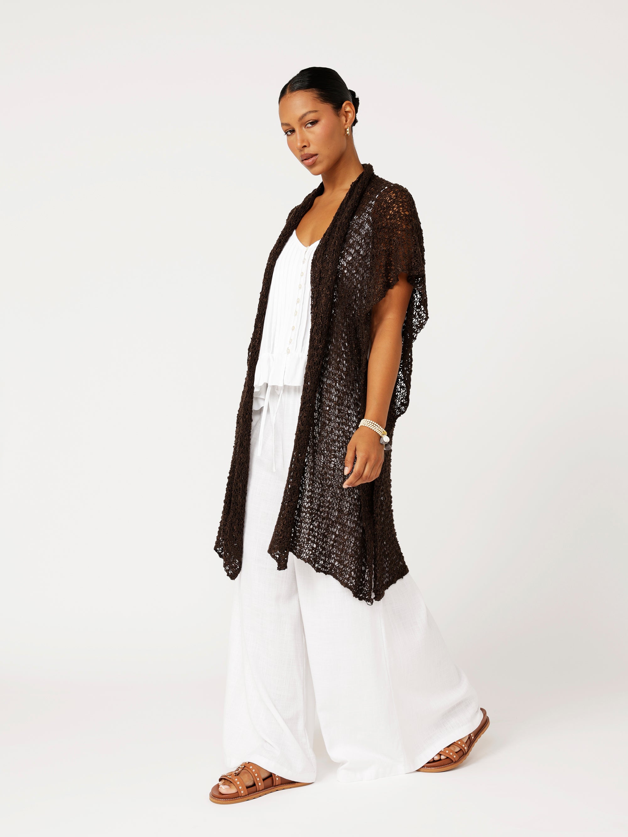 Knit Kaftan | Chocolate