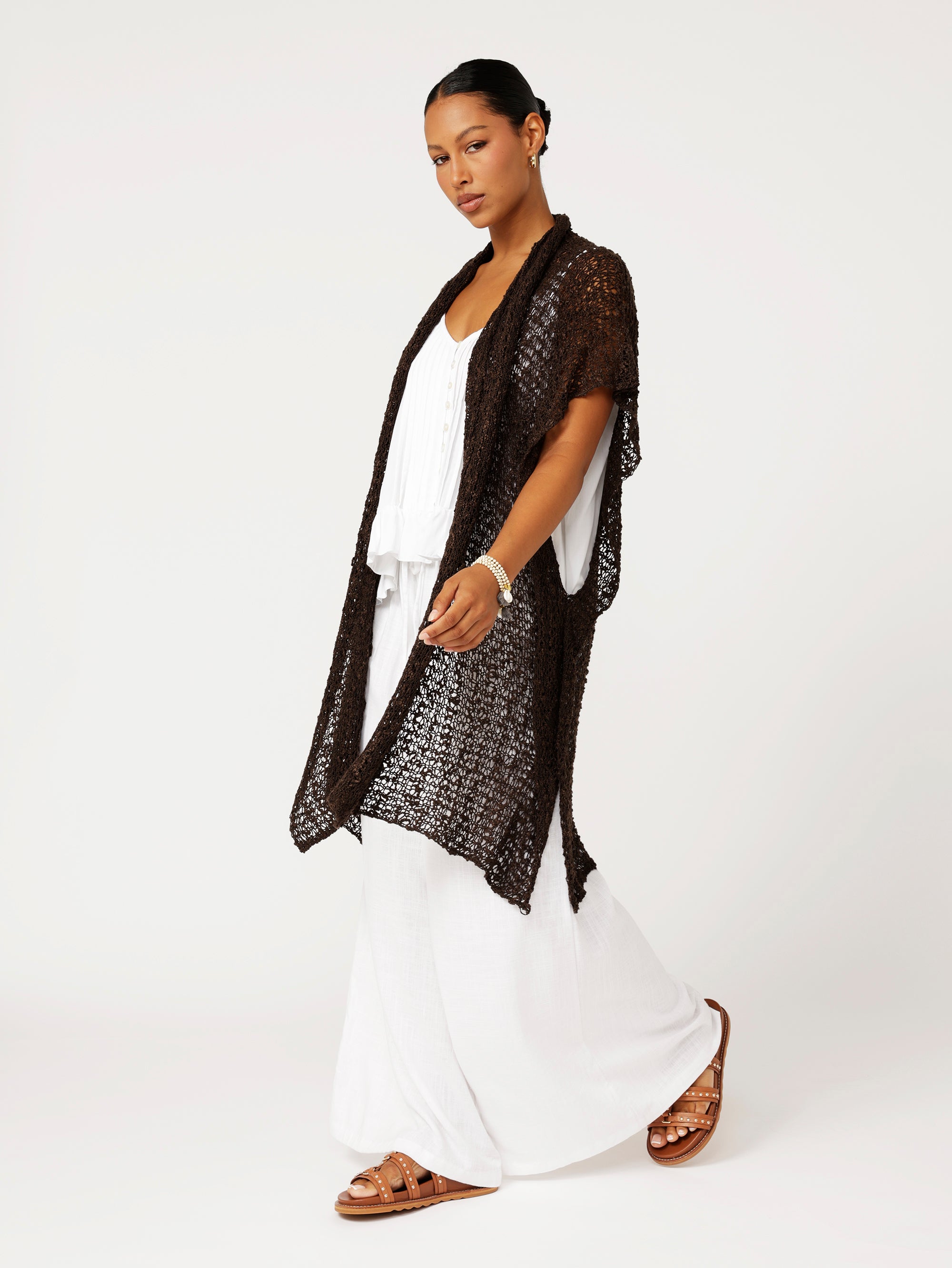 Knit Kaftan | Chocolate