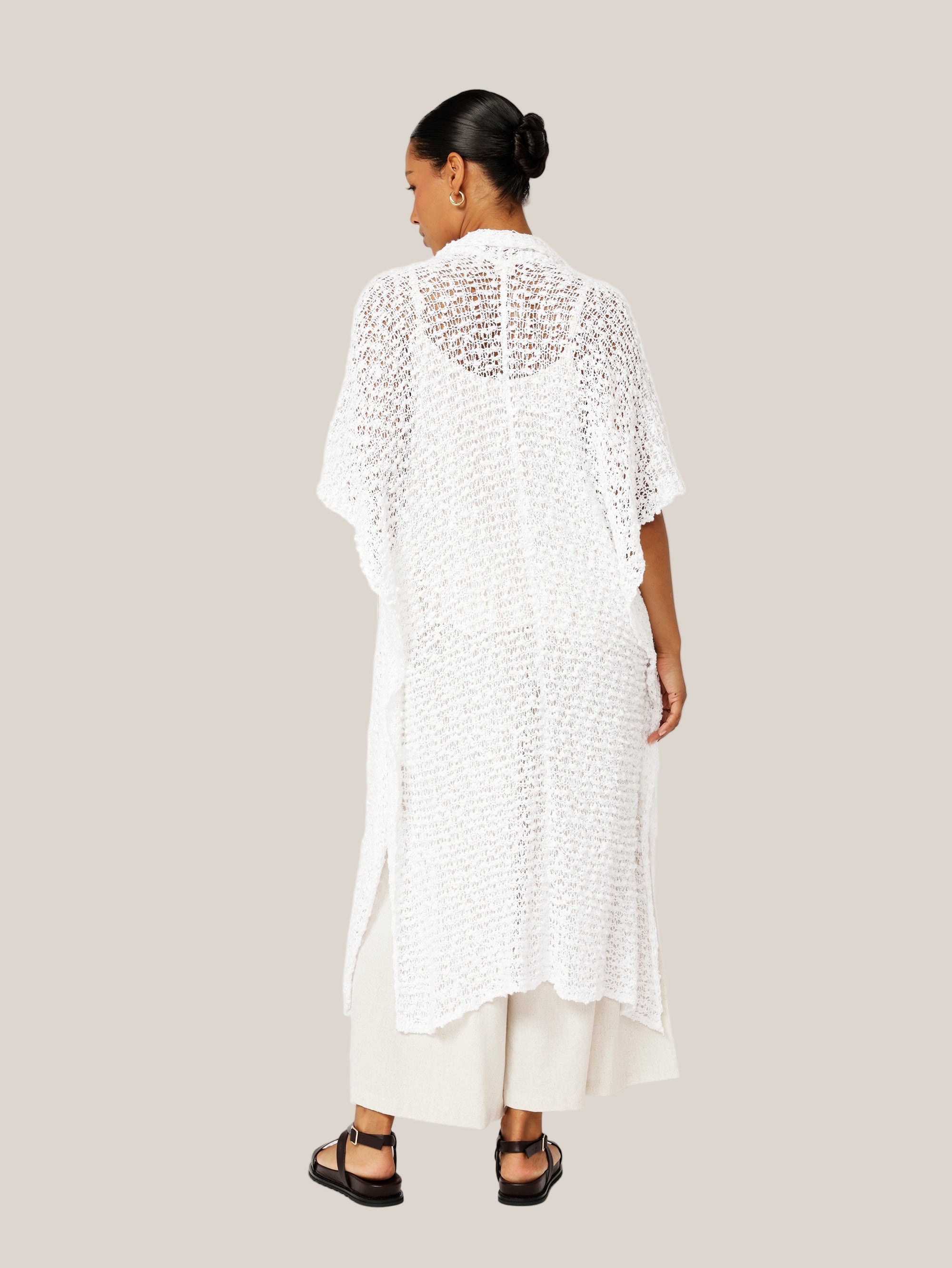 Knit Kaftan | White
