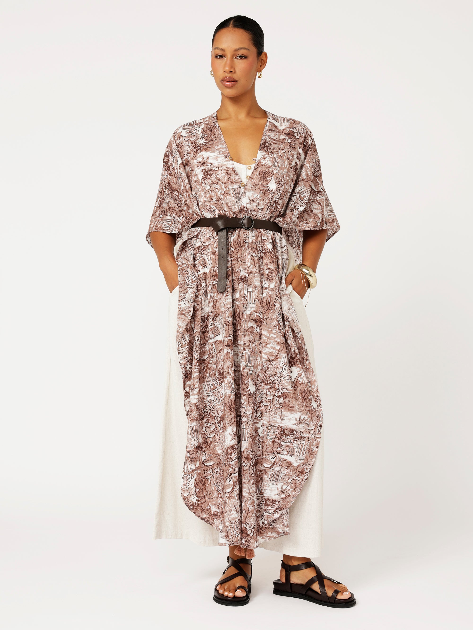 Soiree Wrap | Lost City Brown