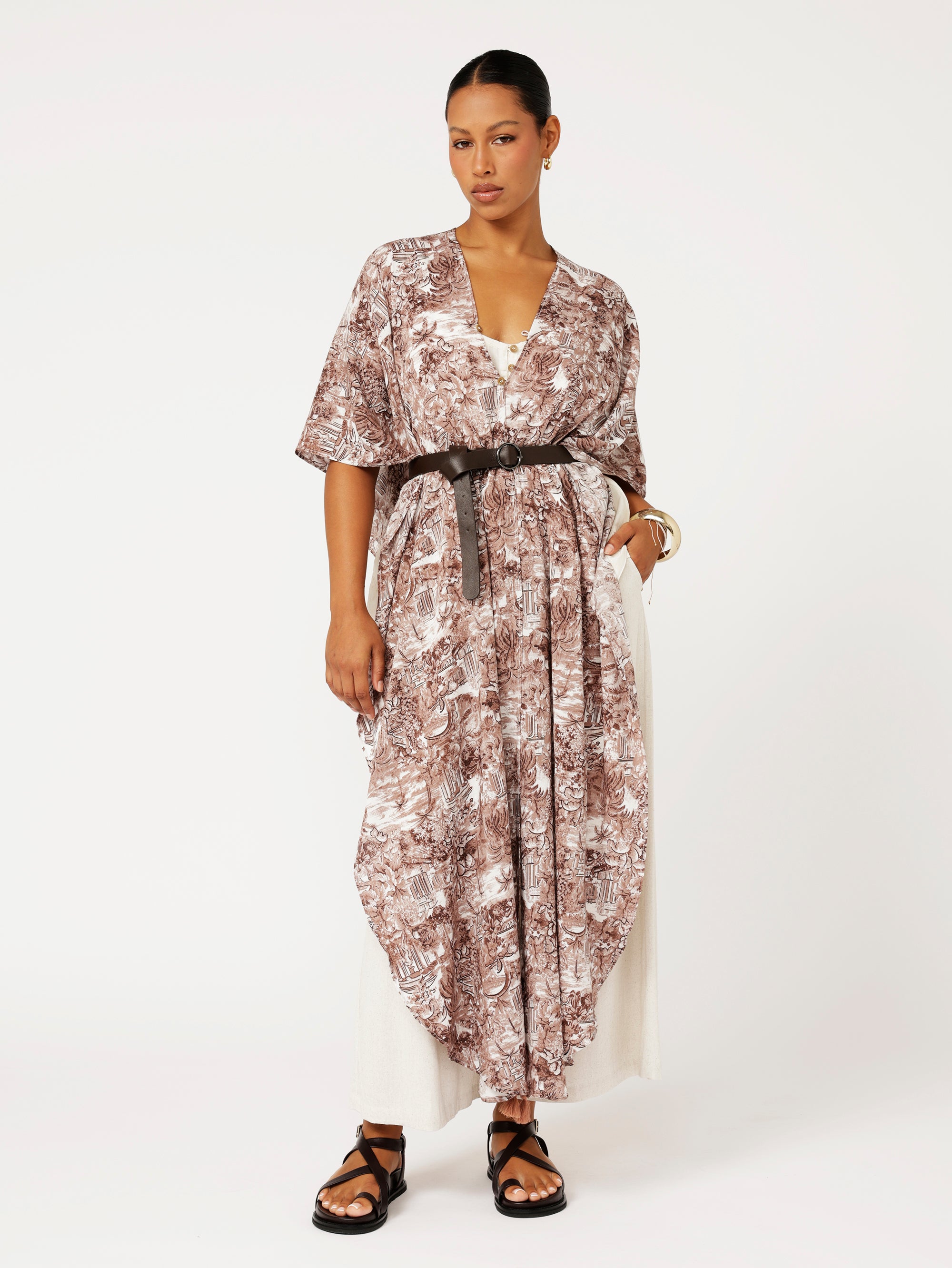 Soiree Wrap | Lost City Brown
