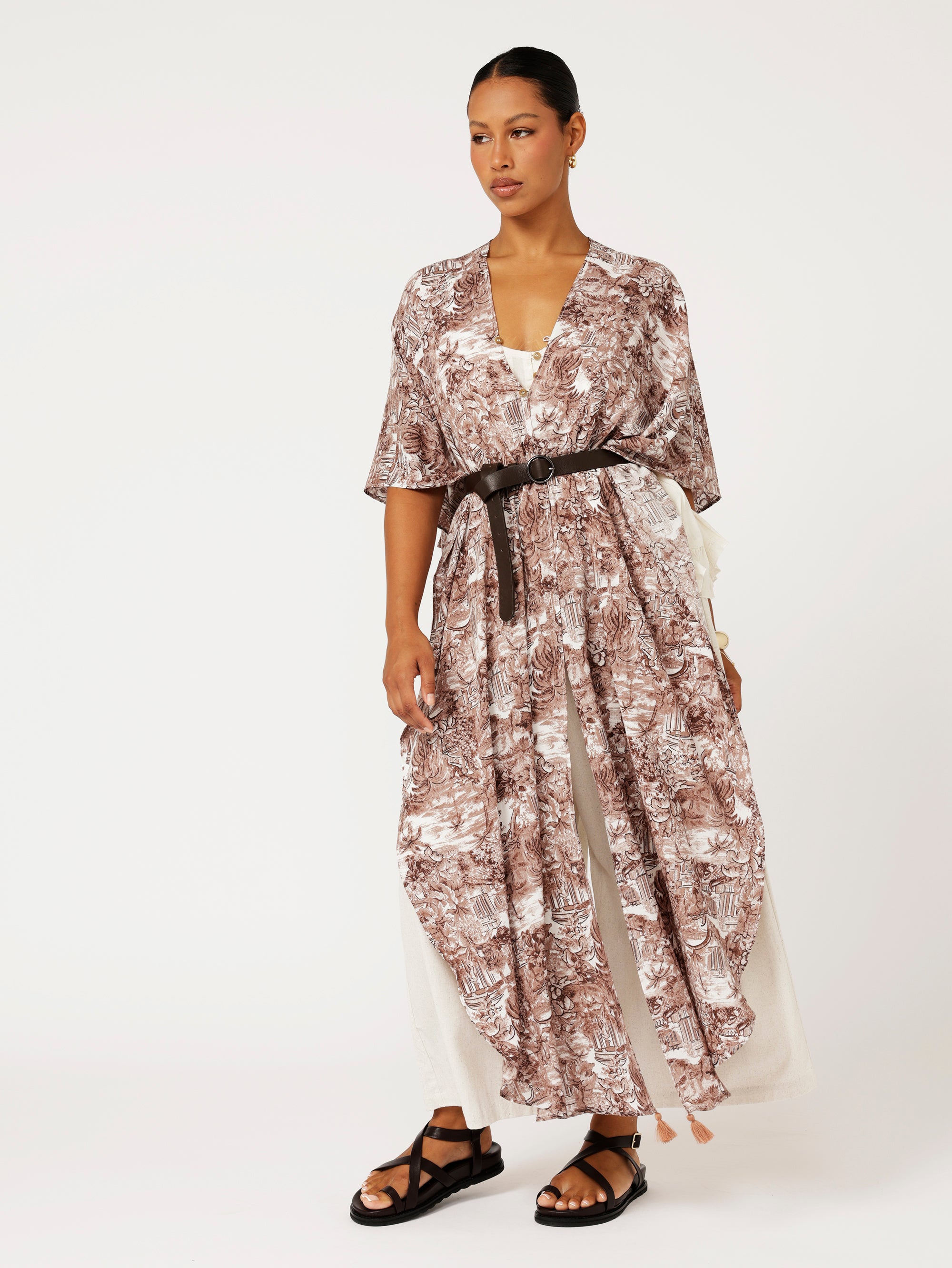 Soiree Wrap | Lost City Brown