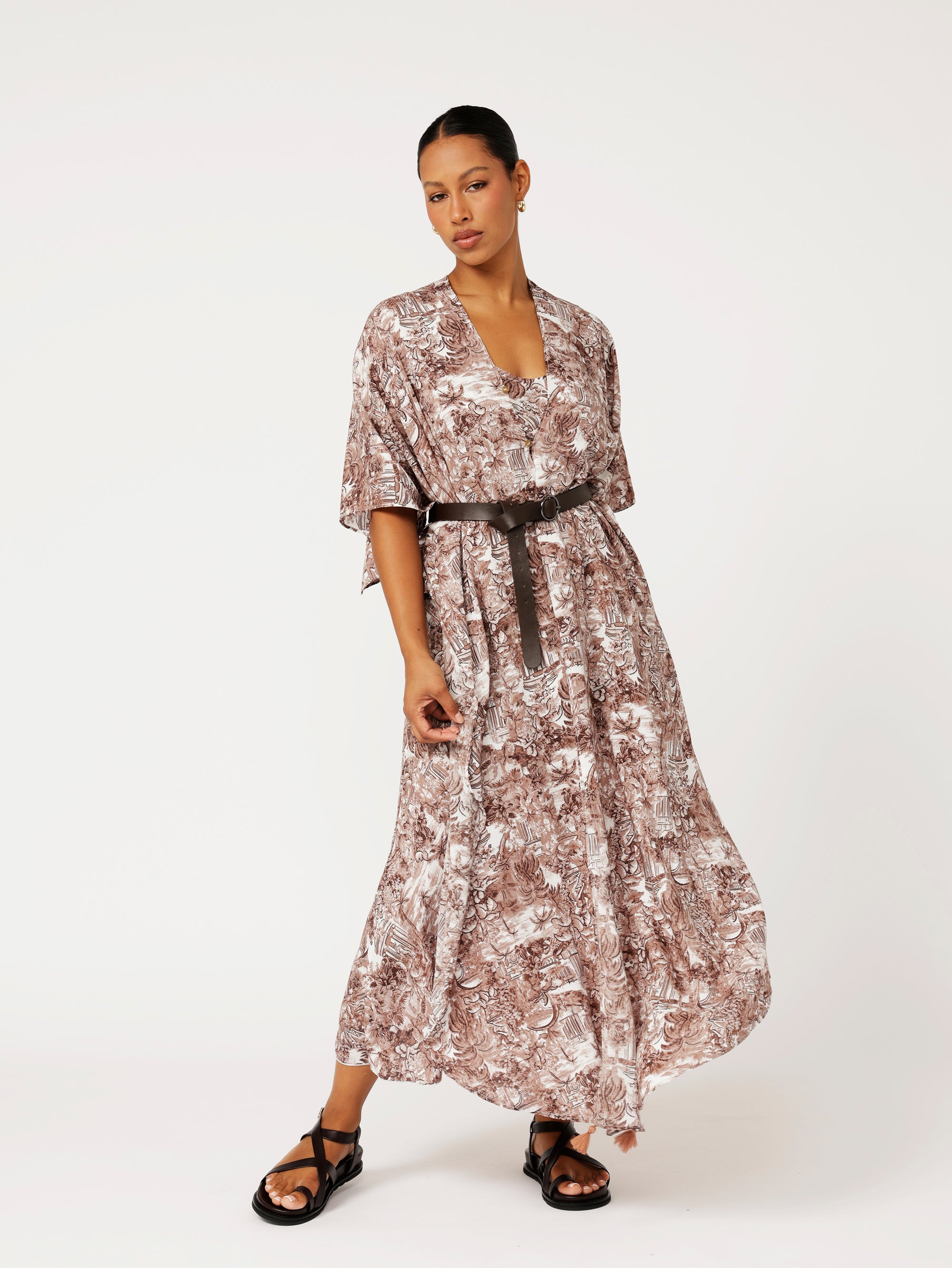 Soiree Wrap | Lost City Brown