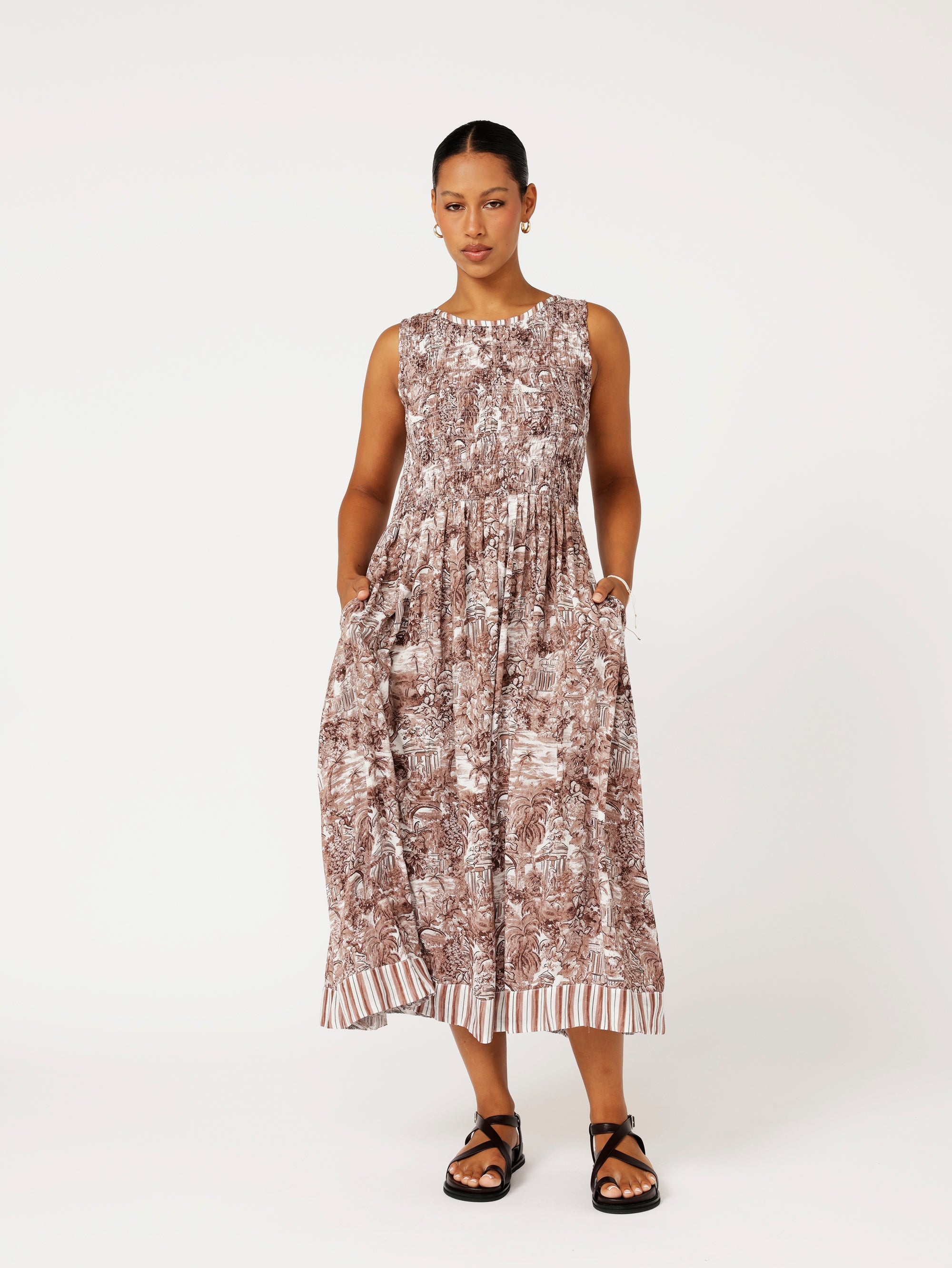 Penny Lane Dress | Lost City Brown