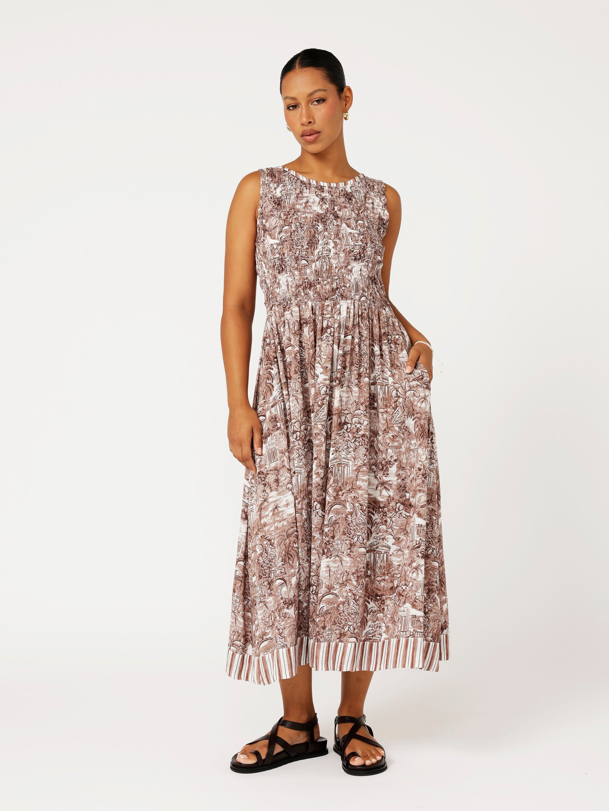 Penny Lane Dress | Lost City Brown