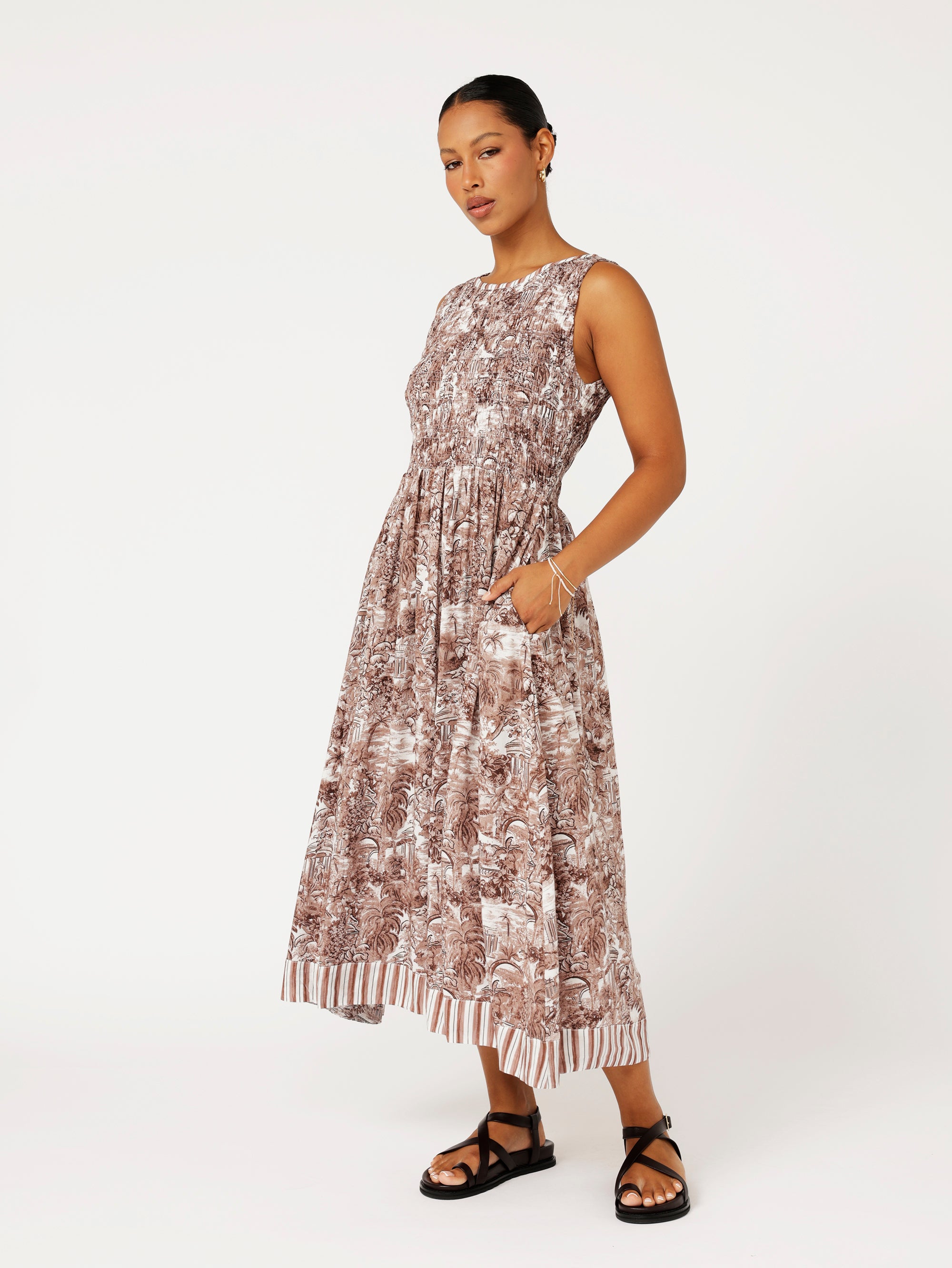 Penny Lane Dress | Lost City Brown