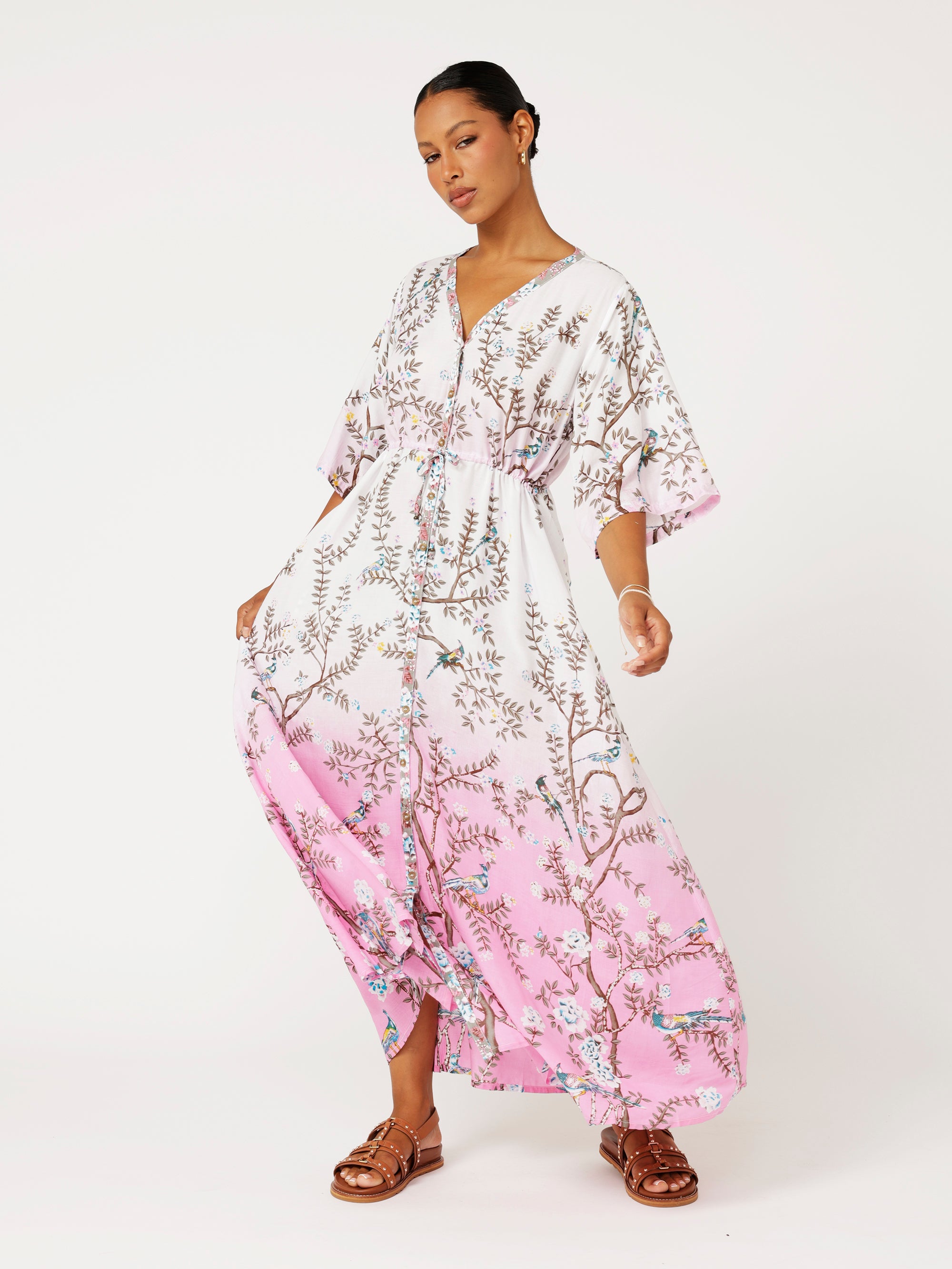 Morocco Dress | Lovebird Pink