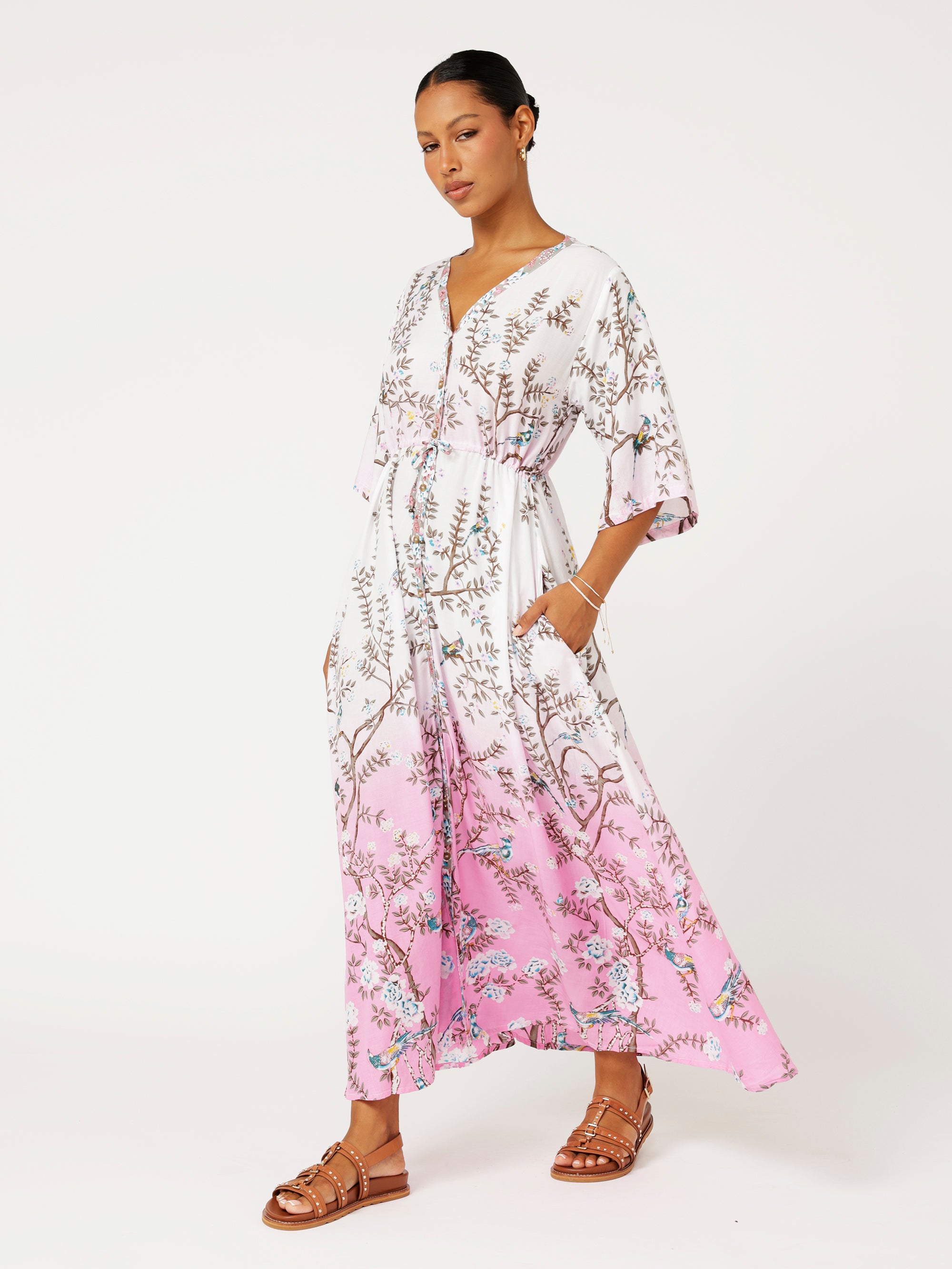 Morocco Dress | Lovebird Pink