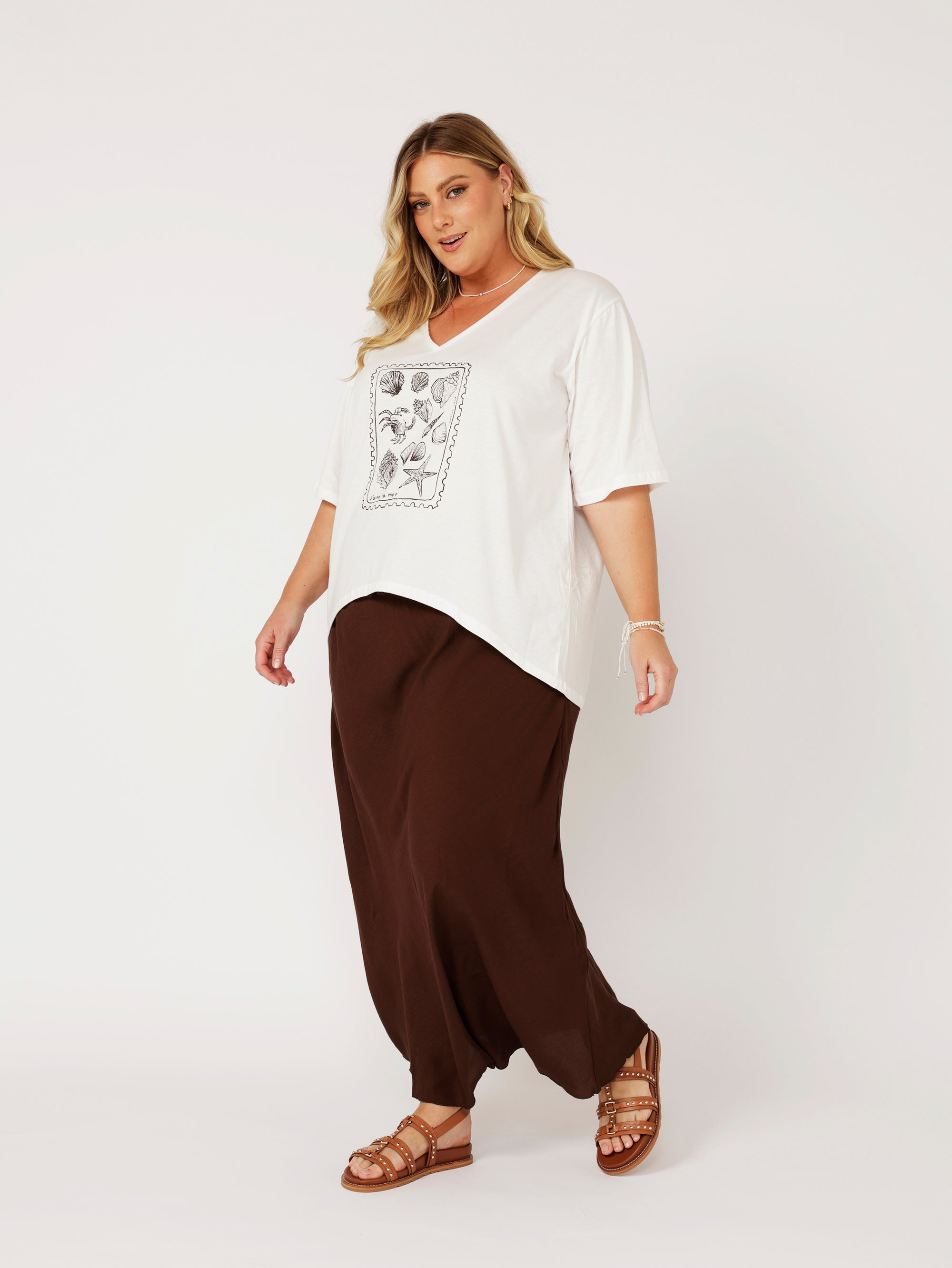 Bias Cut Skirt | Choc Fujet - Saffron Road