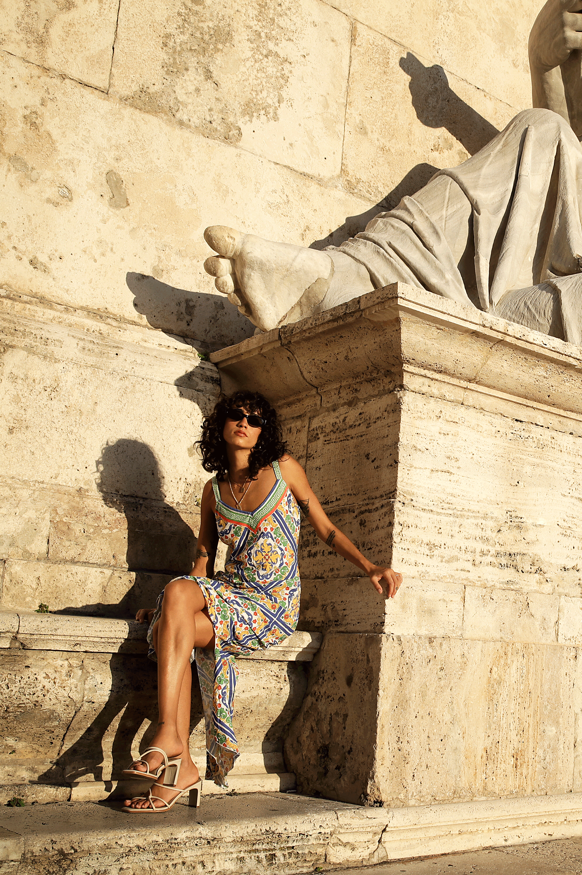 Slip Dress MAXI | Sicilian Blue - Saffron Road