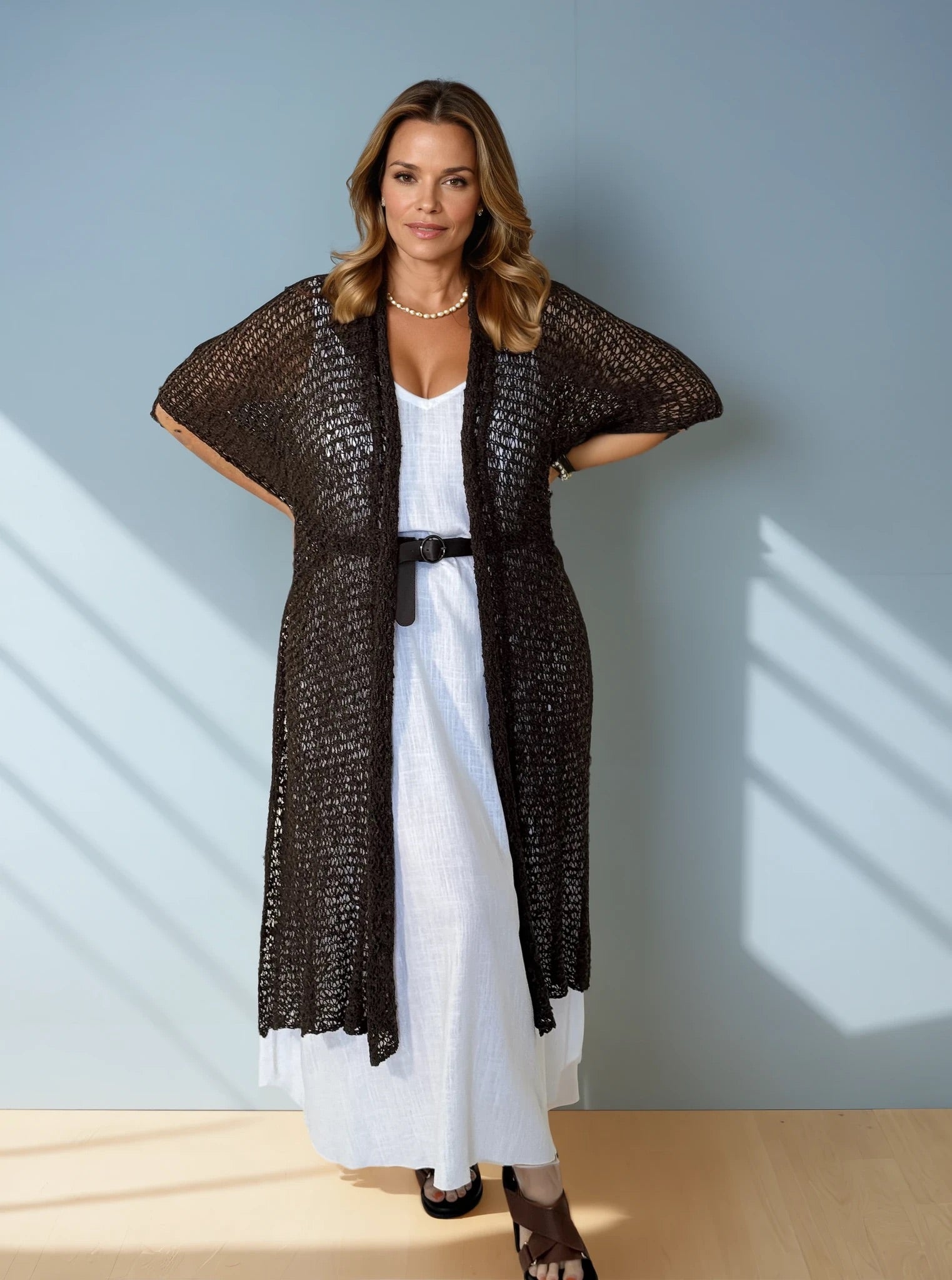 Gilet Knit | Chocolate - Saffron Road