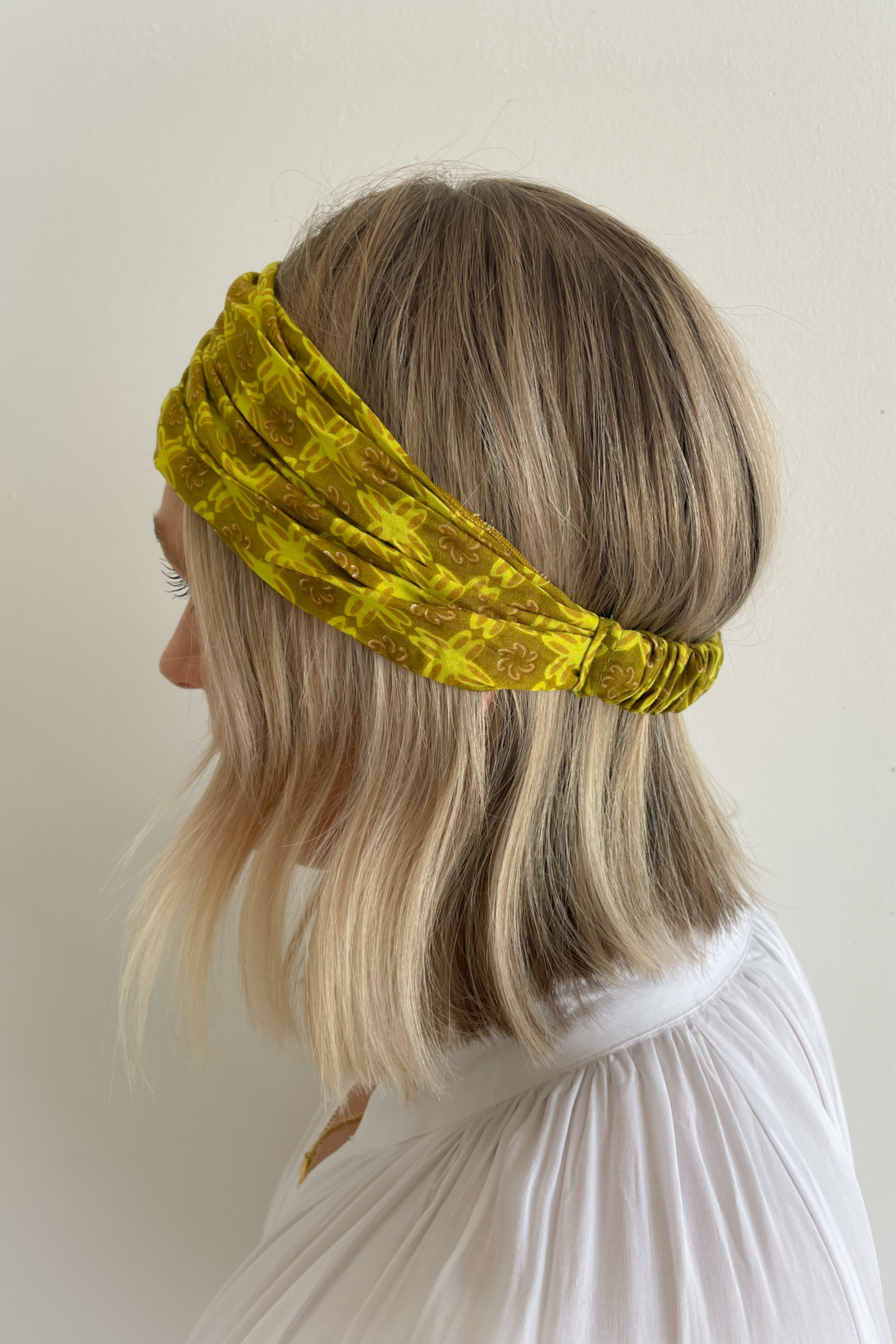 Headband | Wildflower Chartreuse - Saffron Road