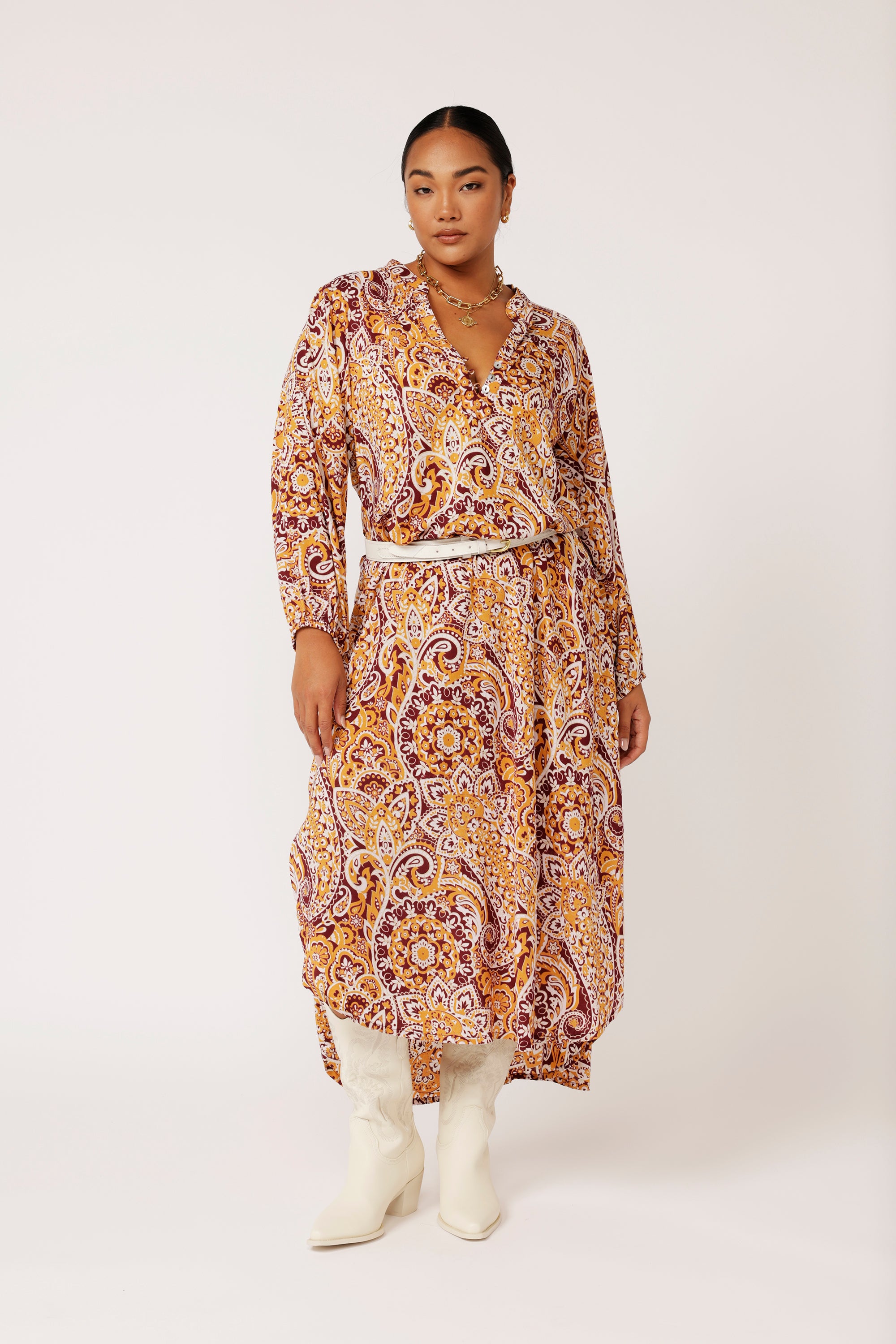 Jetset Gypsy MAXI | Autumn Paisley - Saffron Road