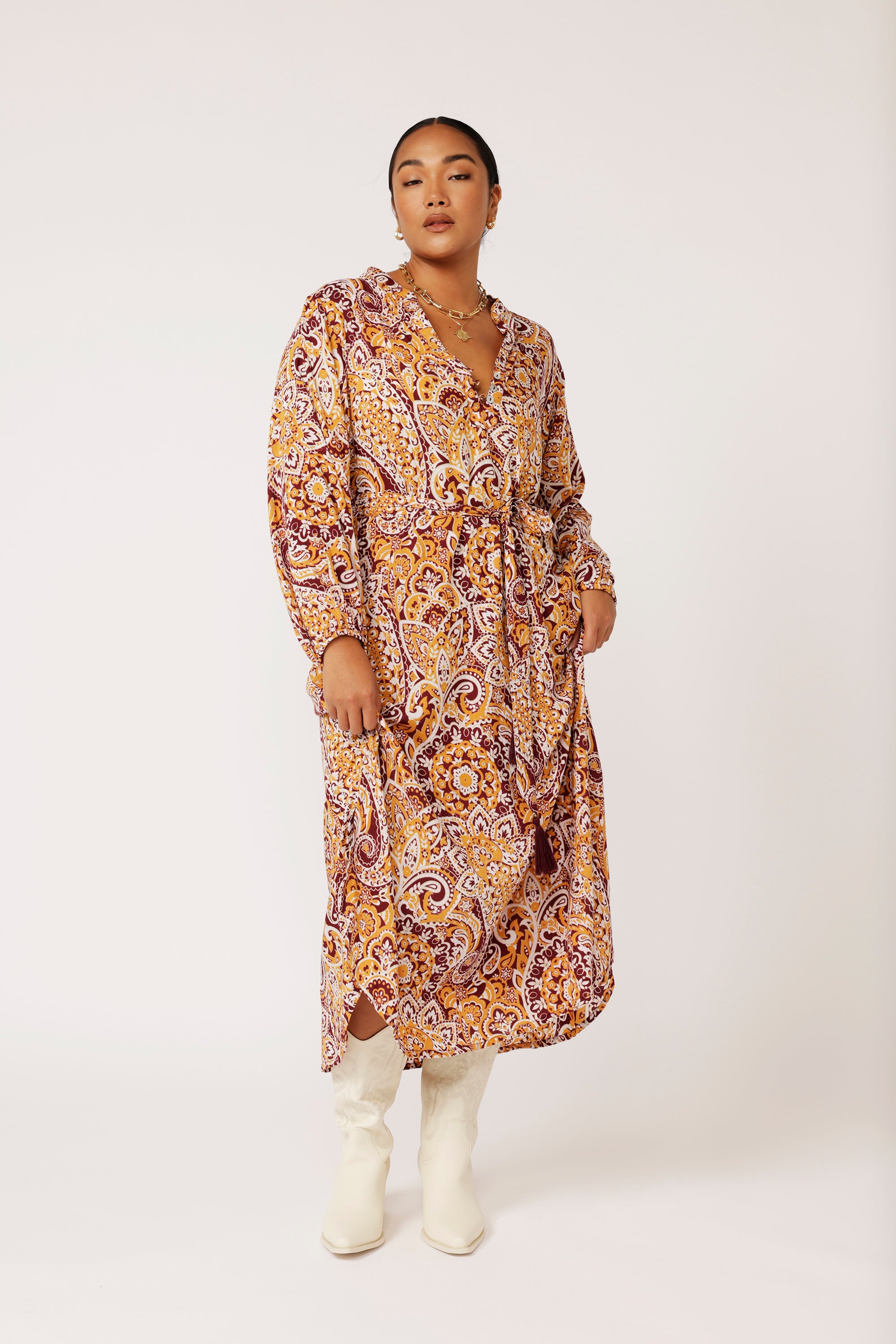 Jetset Gypsy MAXI | Autumn Paisley - Saffron Road