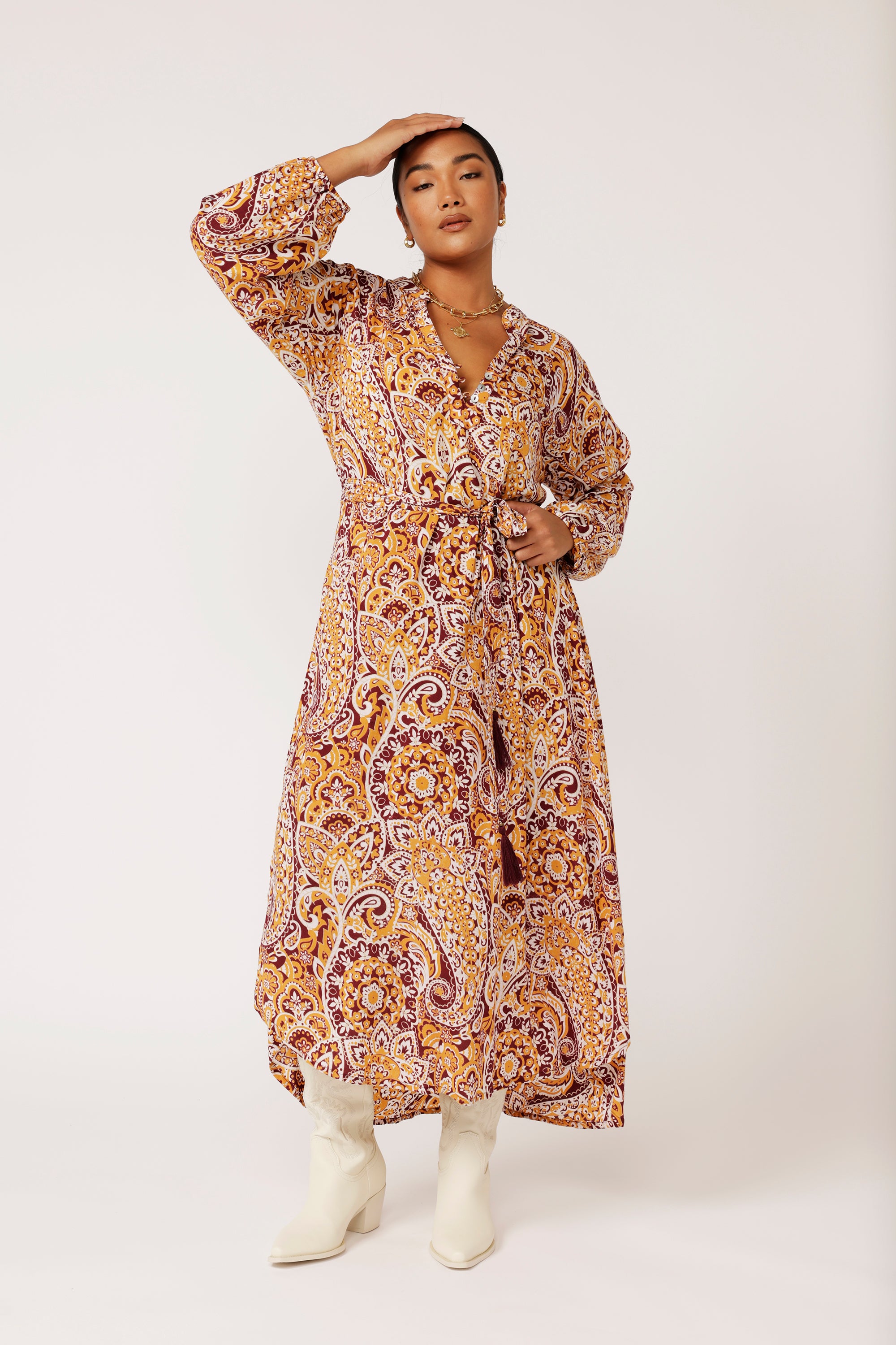 Jetset Gypsy MAXI | Autumn Paisley - Saffron Road