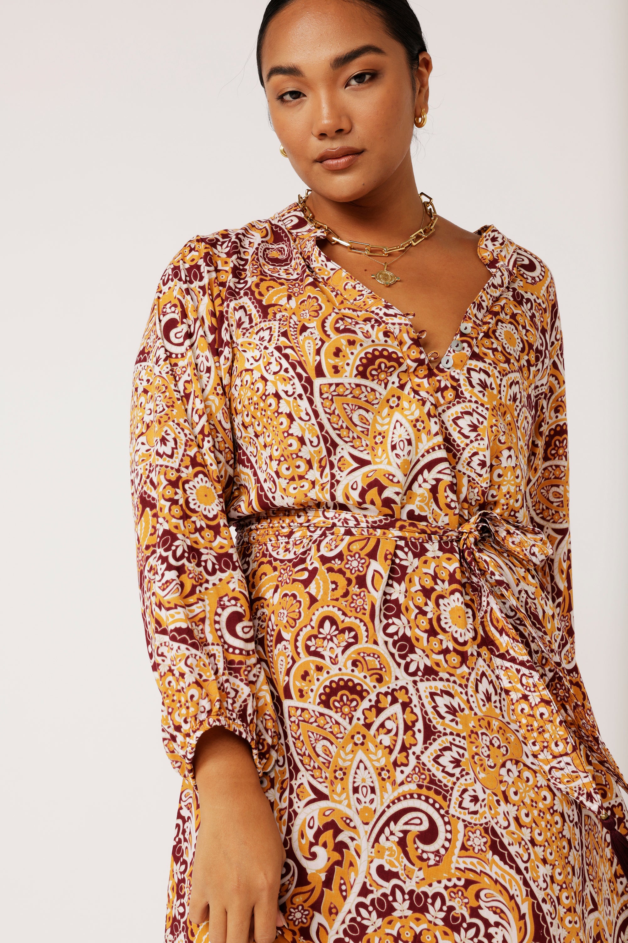 Jetset Gypsy MAXI | Autumn Paisley - Saffron Road