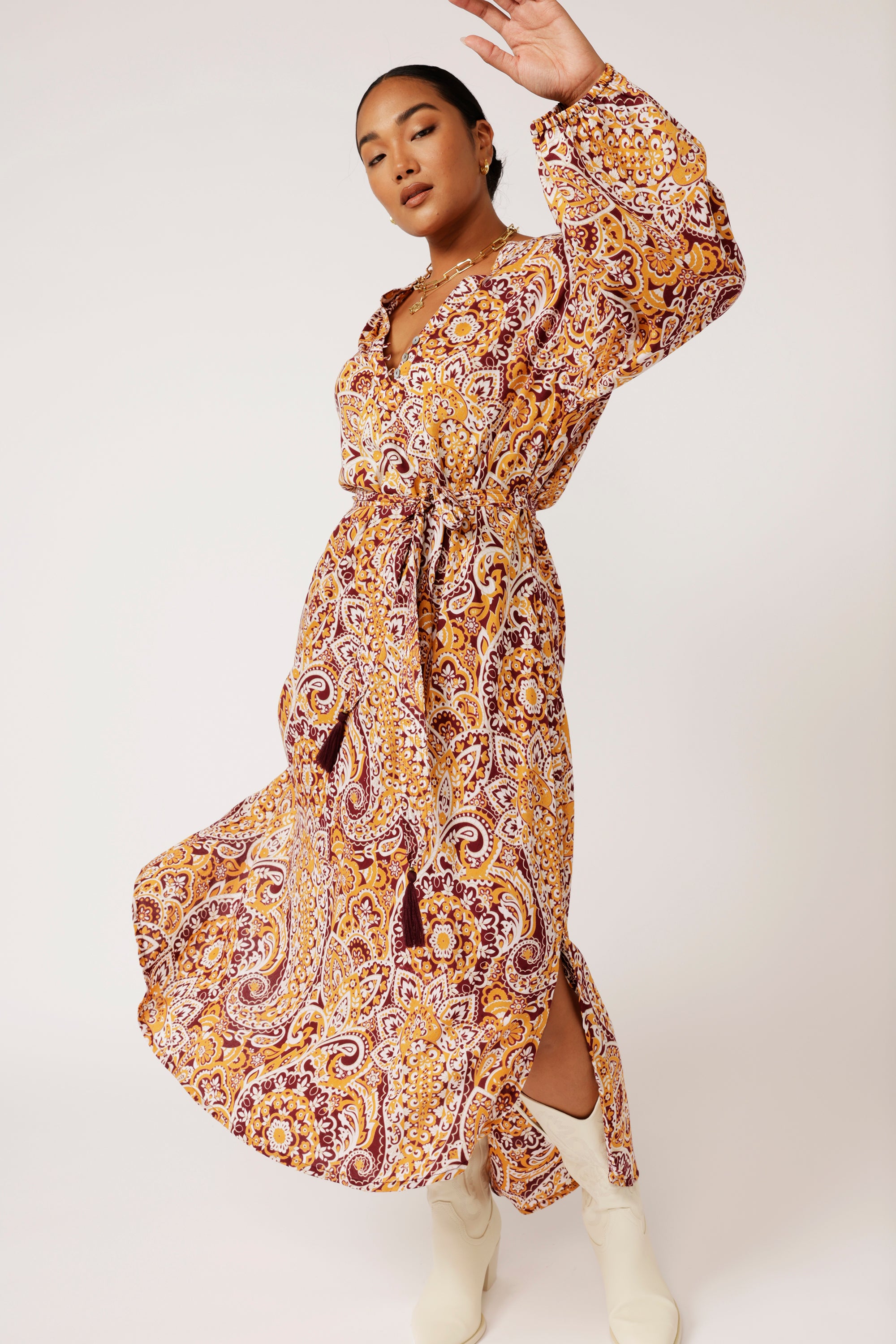 Jetset Gypsy MAXI | Autumn Paisley - Saffron Road