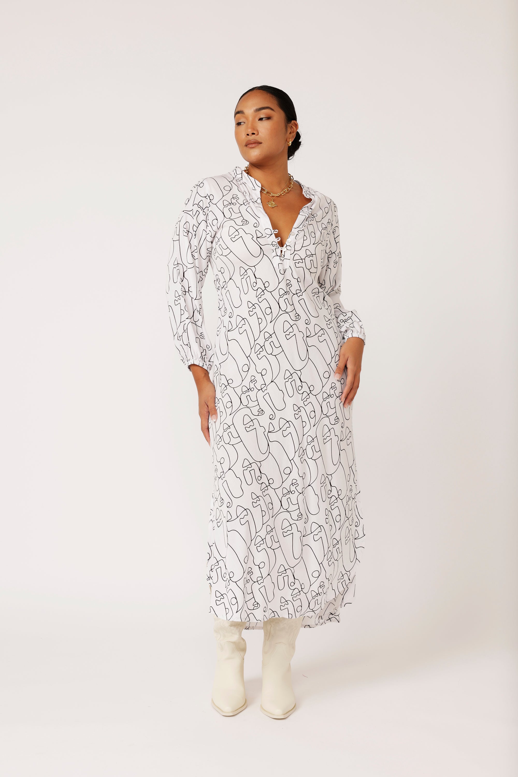 Jetset Gypsy MAXI | White Portrait - Saffron Road