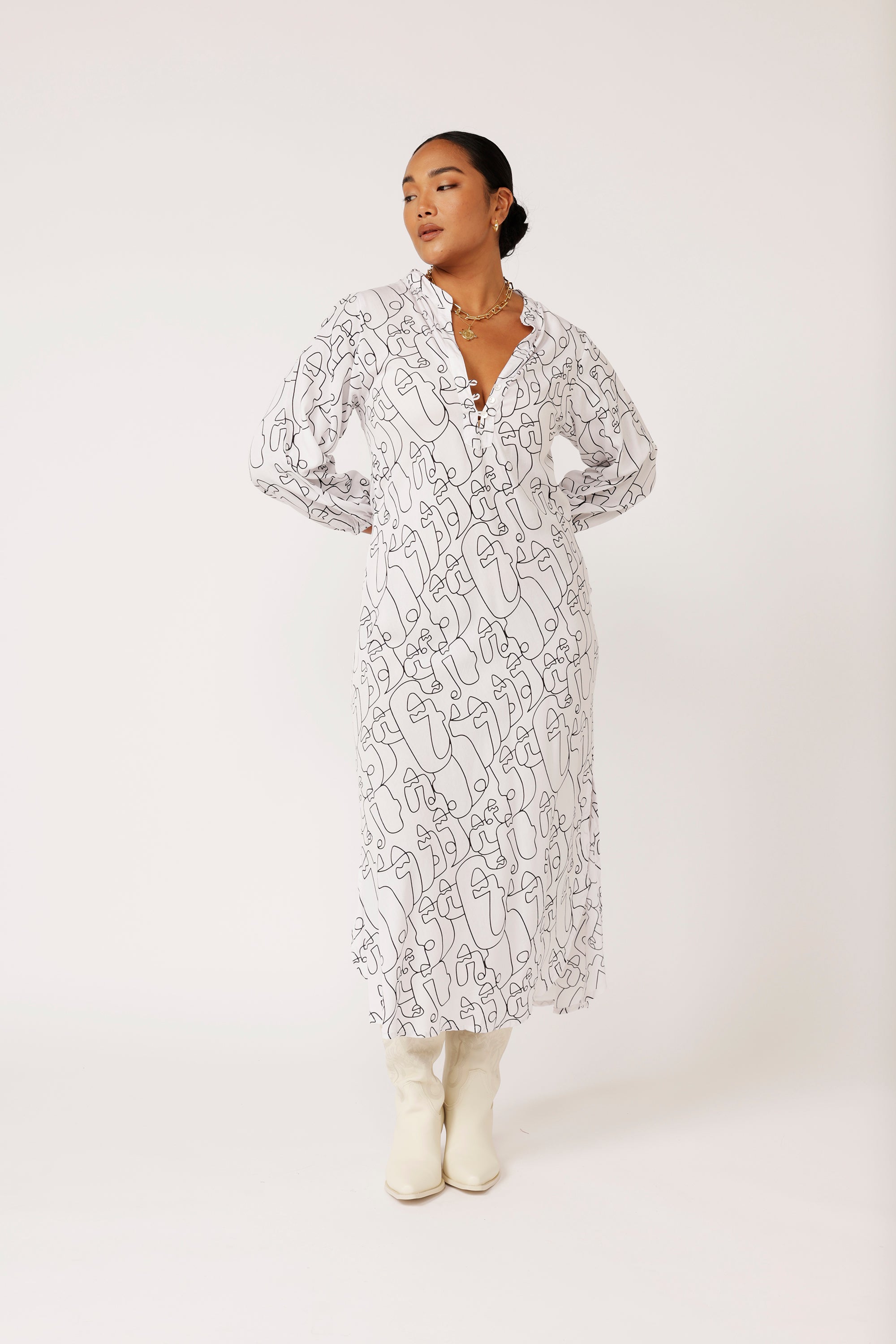Jetset Gypsy MAXI | White Portrait - Saffron Road