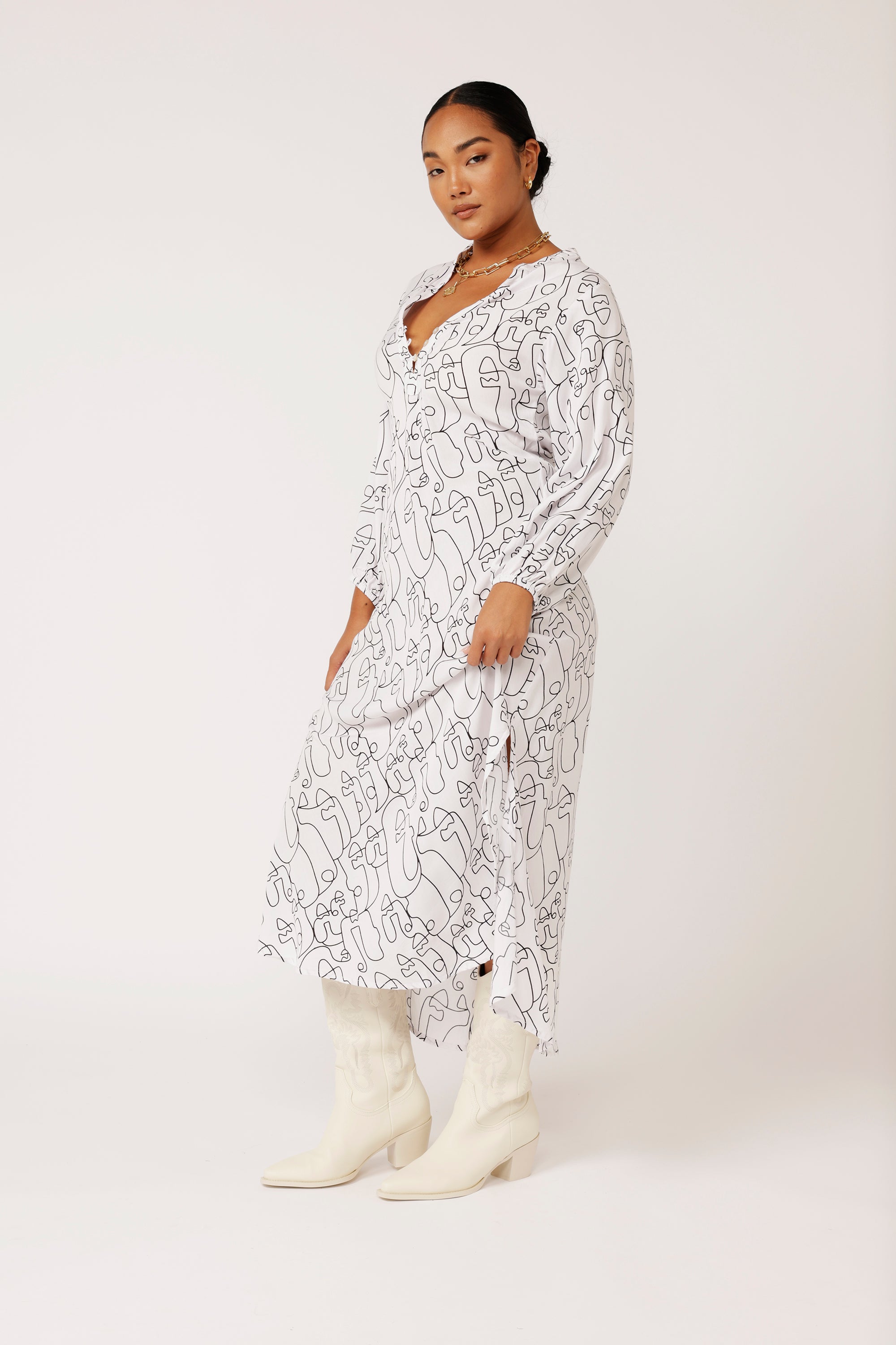 Jetset Gypsy MAXI | White Portrait - Saffron Road
