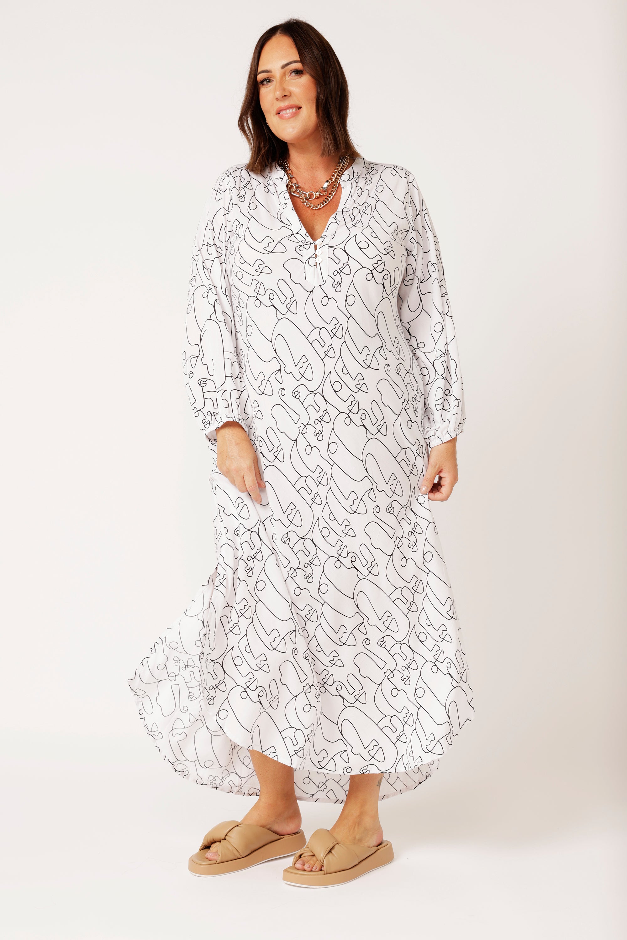 Jetset Gypsy MAXI | White Portrait - Saffron Road