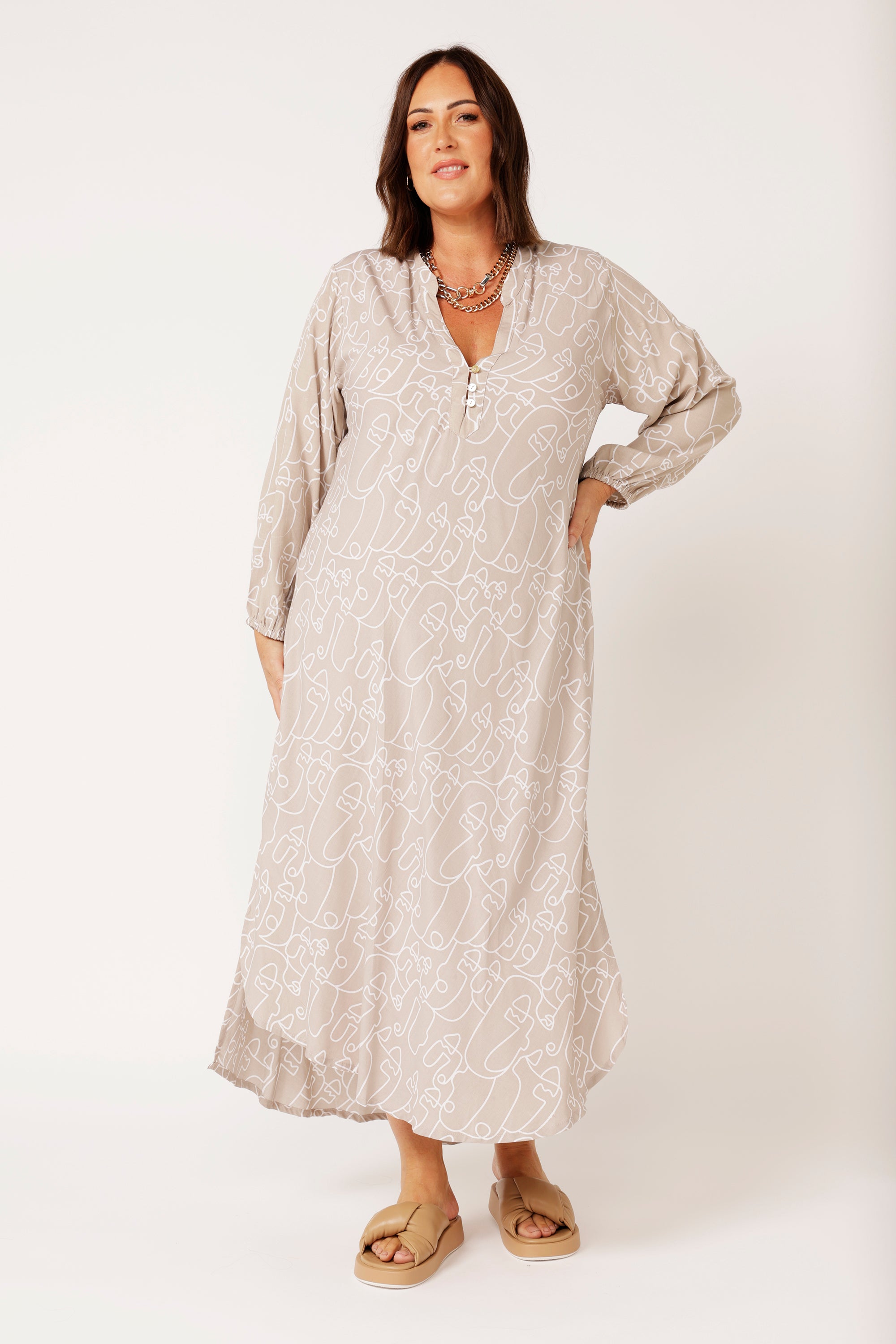Jetset Gypsy MAXI | Beige Portrait - Saffron Road