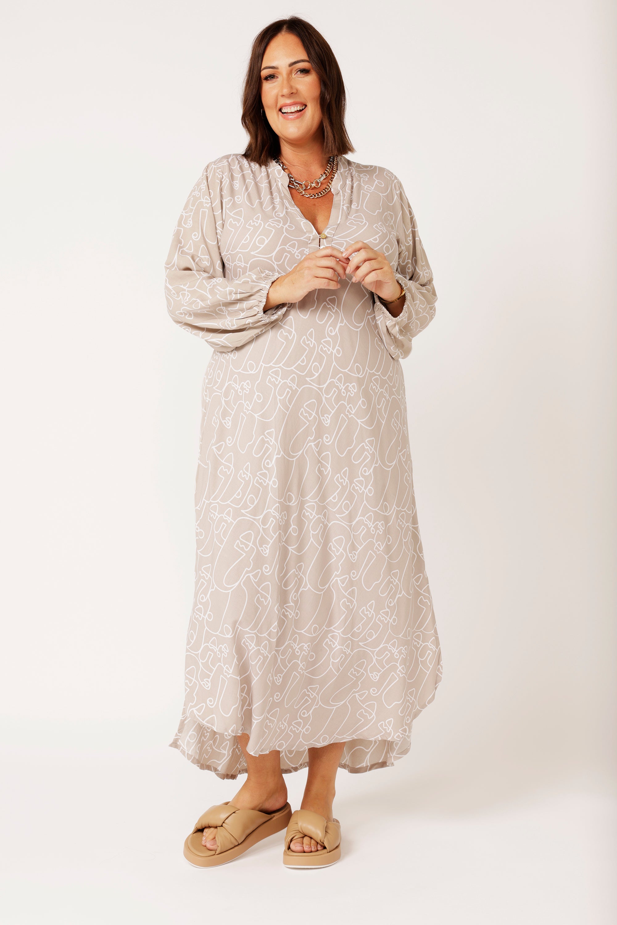 Jetset Gypsy MAXI | Beige Portrait - Saffron Road