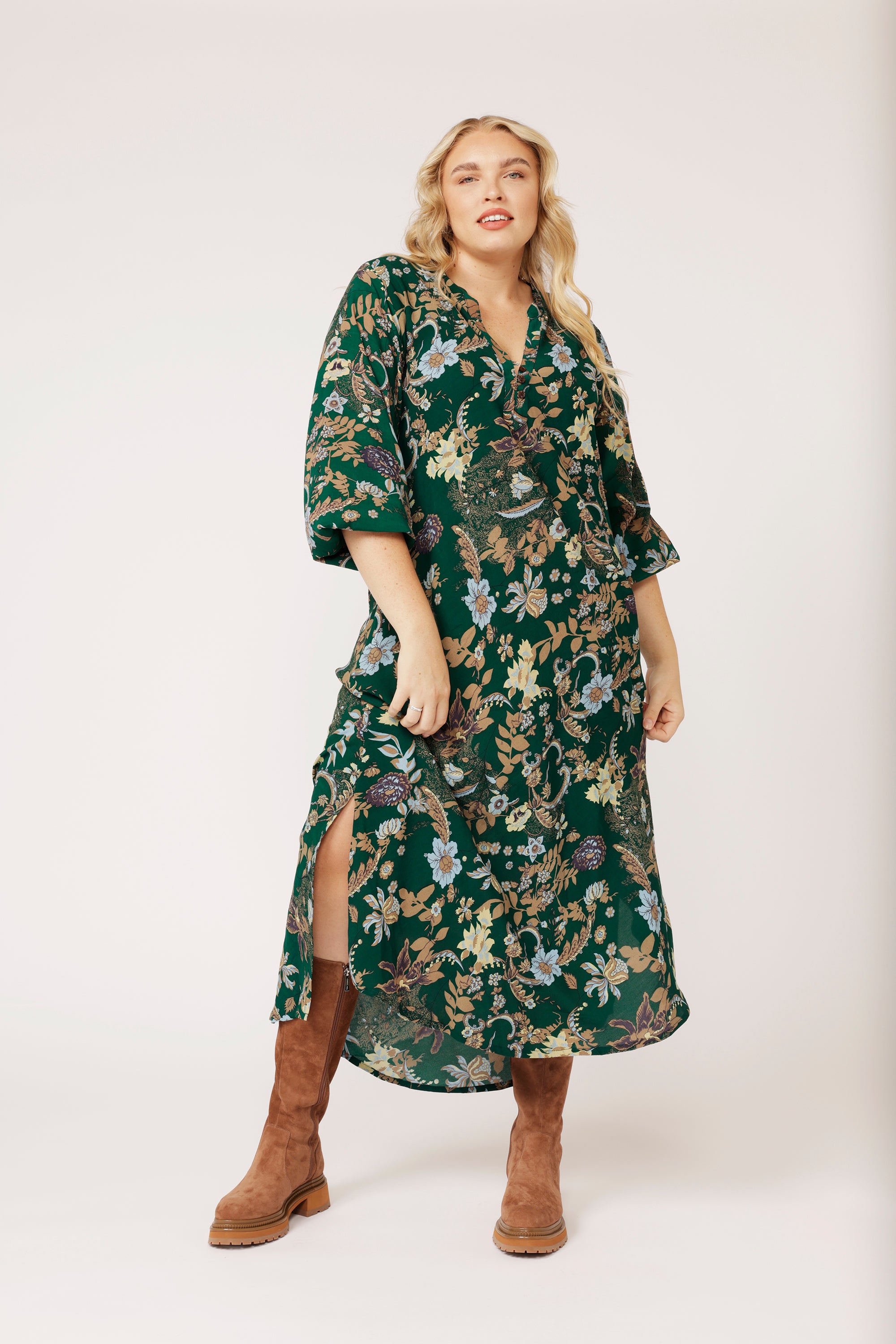 Jetset Gypsy MAXI | Midnight Garden Green - Saffron Road