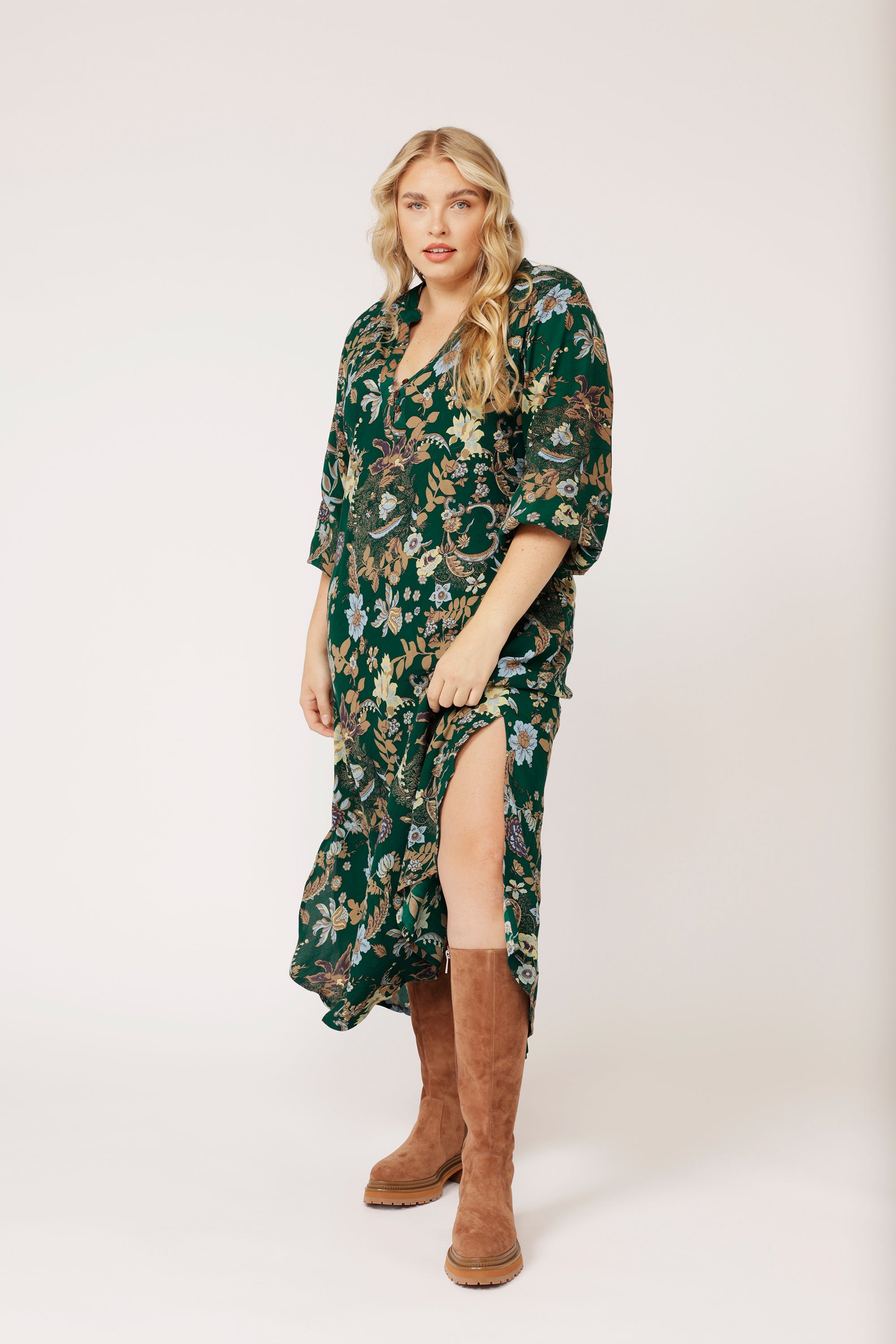 Jetset Gypsy MAXI | Midnight Garden Green - Saffron Road