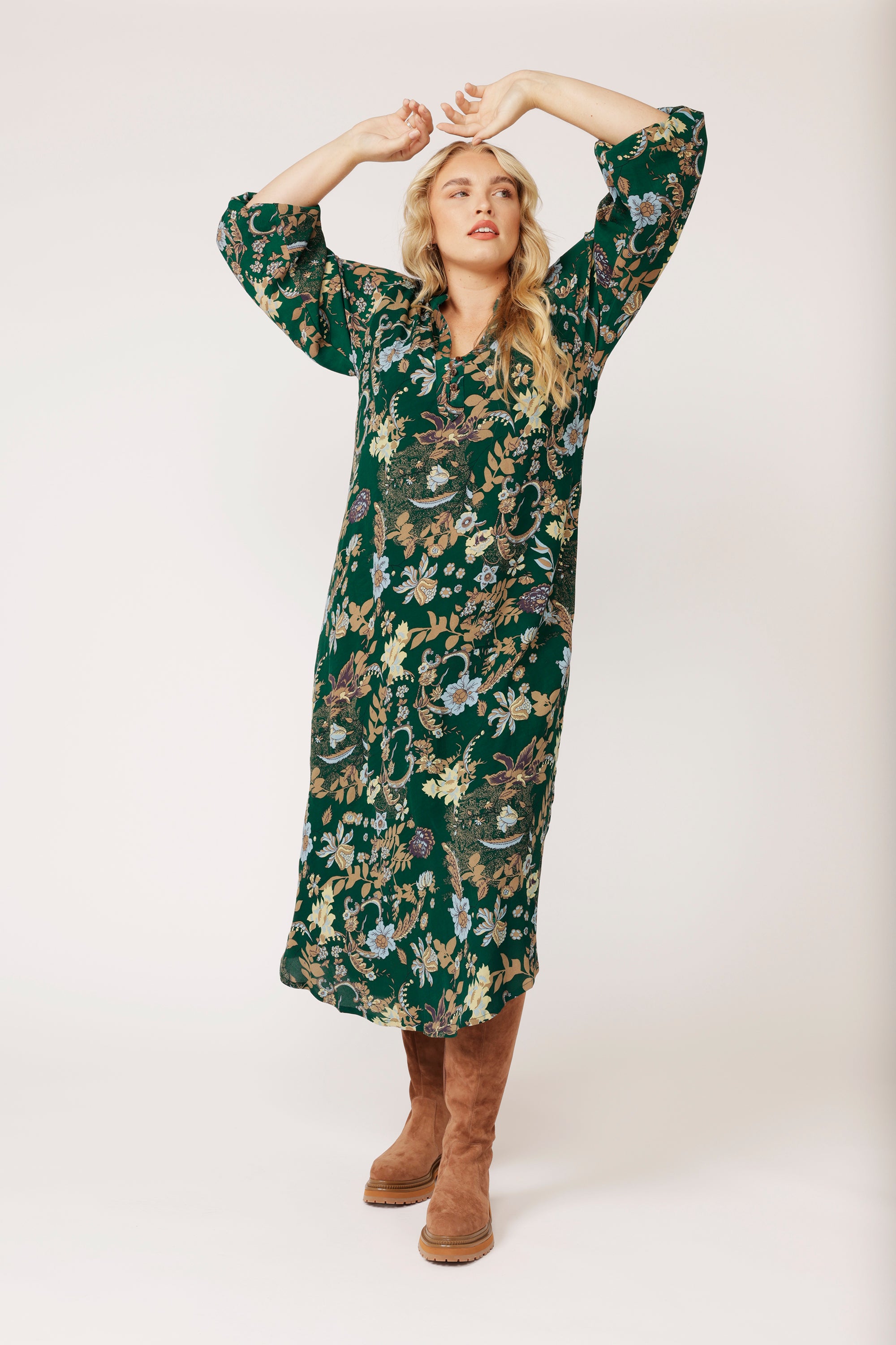 Jetset Gypsy MAXI | Midnight Garden Green - Saffron Road