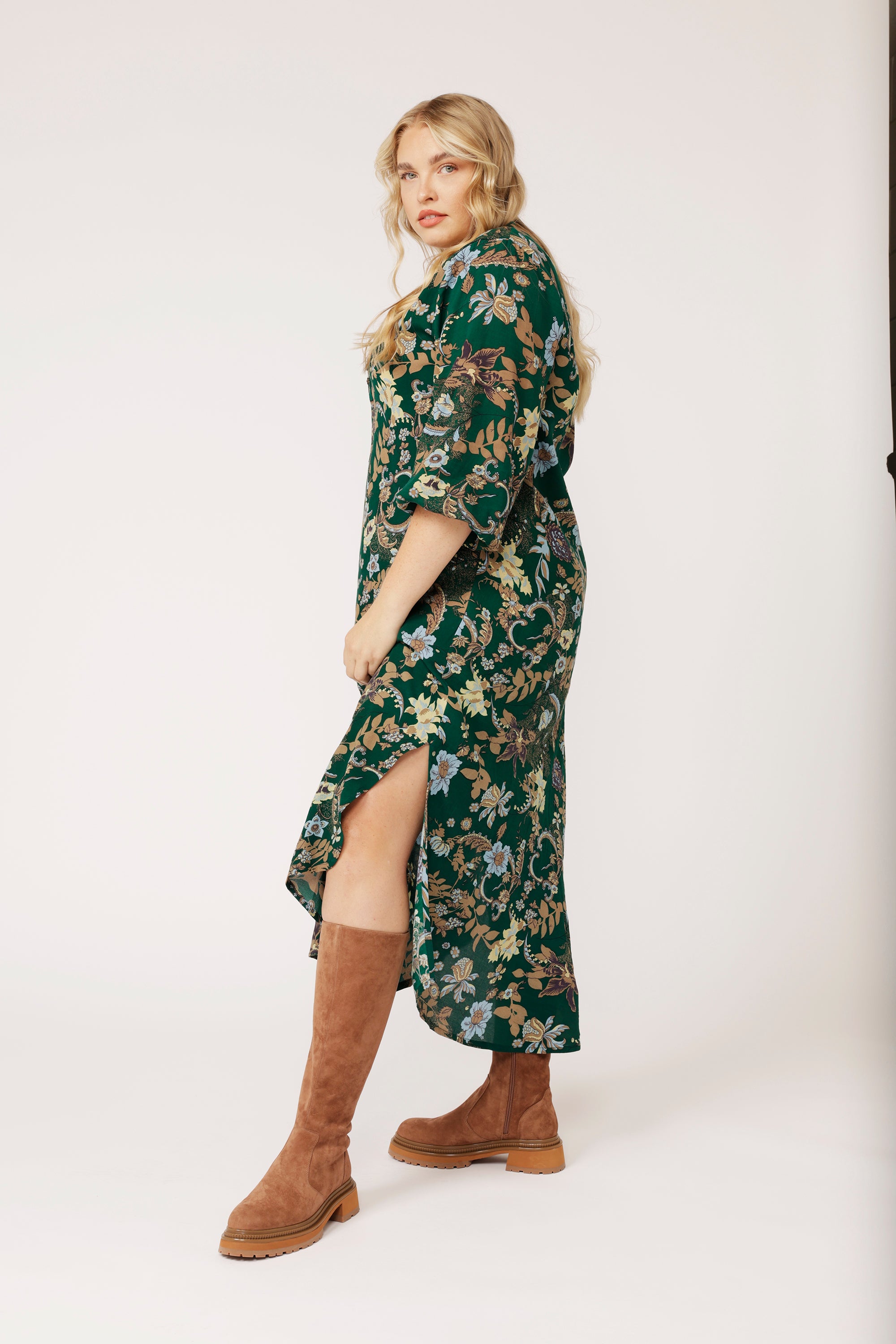 Jetset Gypsy MAXI | Midnight Garden Green - Saffron Road