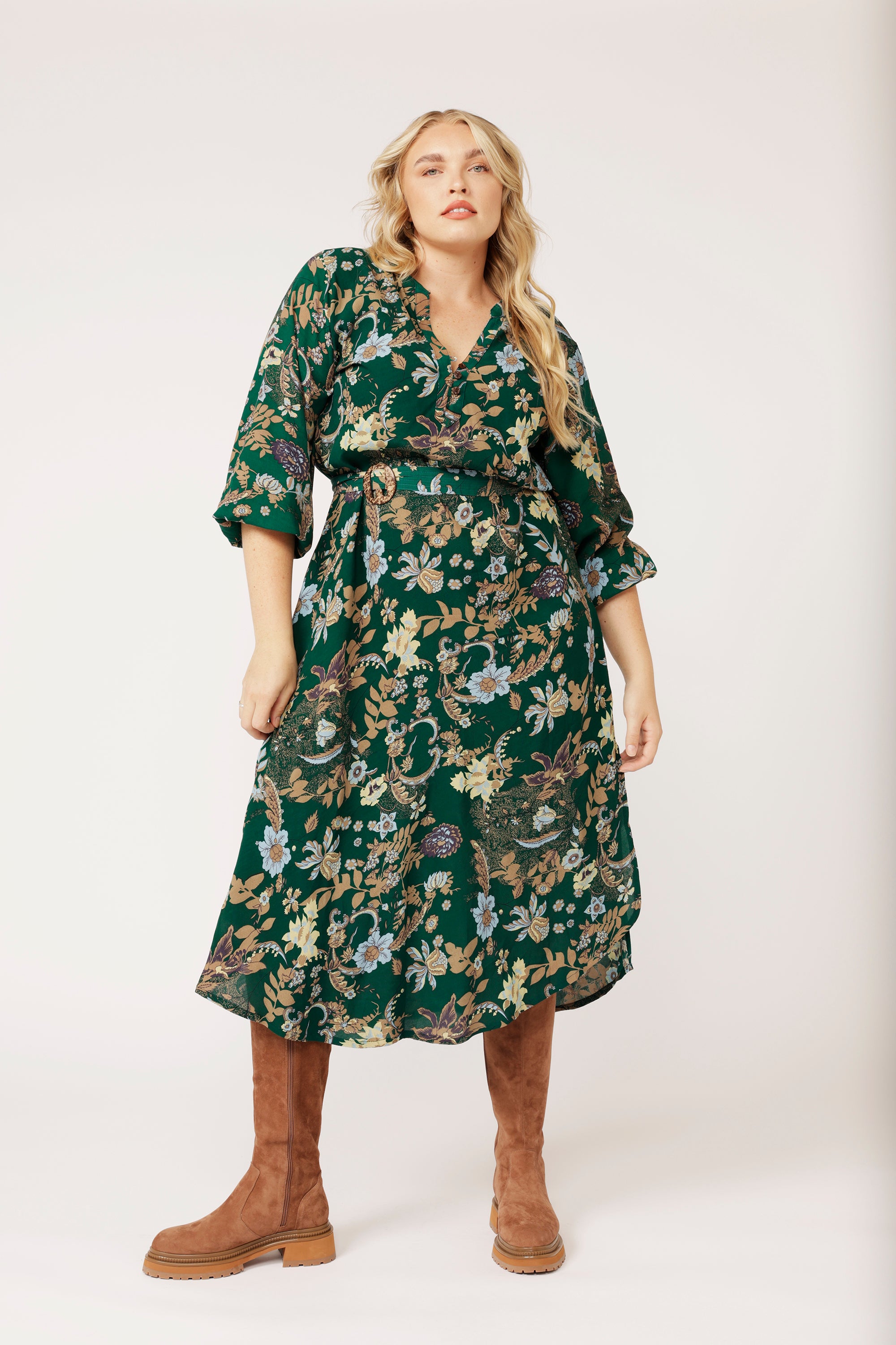 Jetset Gypsy MAXI | Midnight Garden Green - Saffron Road